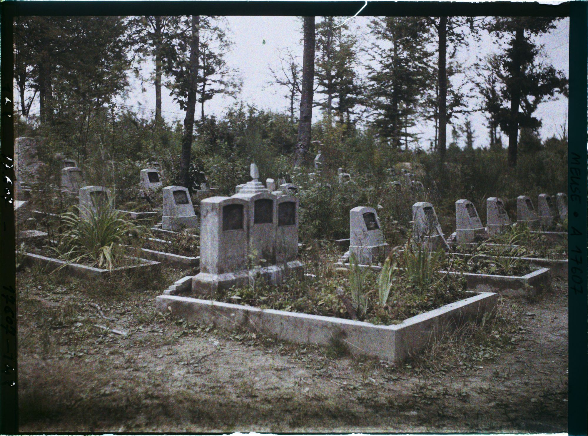 Image représentant France, près Varennes, Cimetière boche près de Varennes