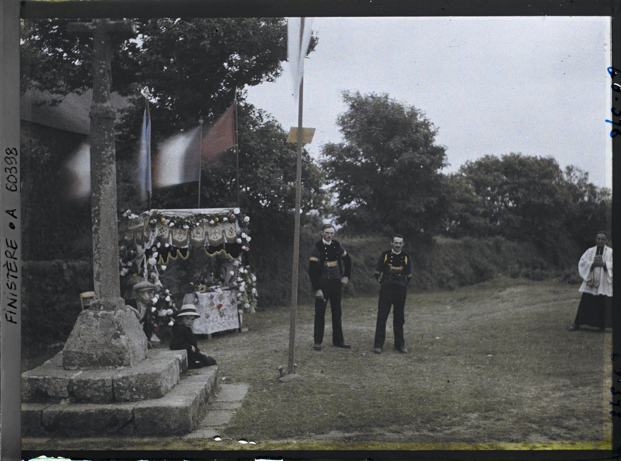 Image représentant Le reposoir de saint Théleau sur le parcours de la Grande Troménie