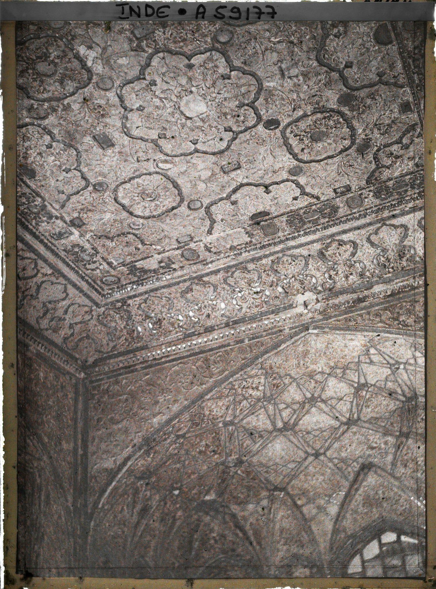 Image représentant Détail d'un plafond dans le fort Rouge (Lal Qila)
