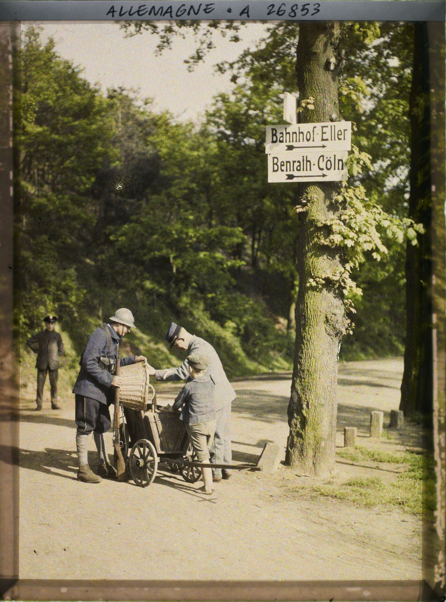 Image représentant Allemagne, Gereskeim, Occupation Française Le Poste de Douane Française