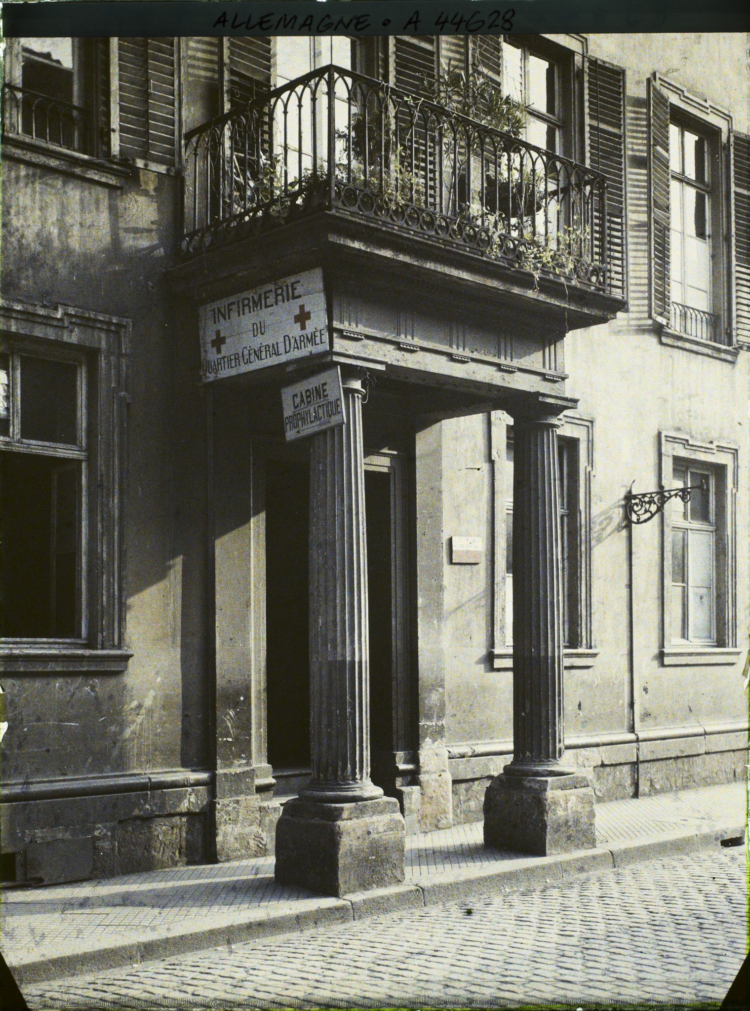 Image représentant Allemagne, Mayence, "Infirmerie du quartier G. d'Armée"
