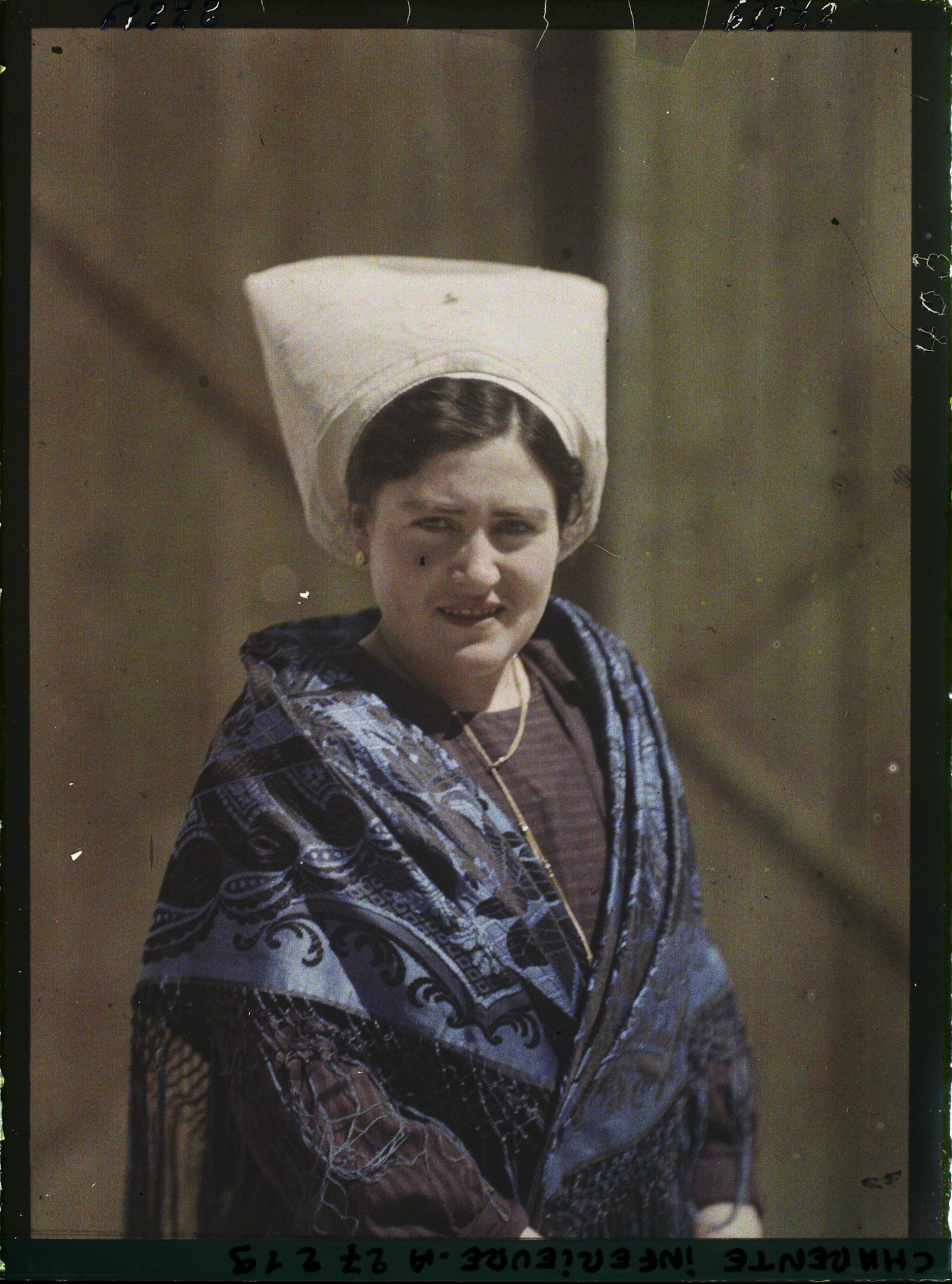 Image représentant Madame Chauvet portant une coiffe réthaise