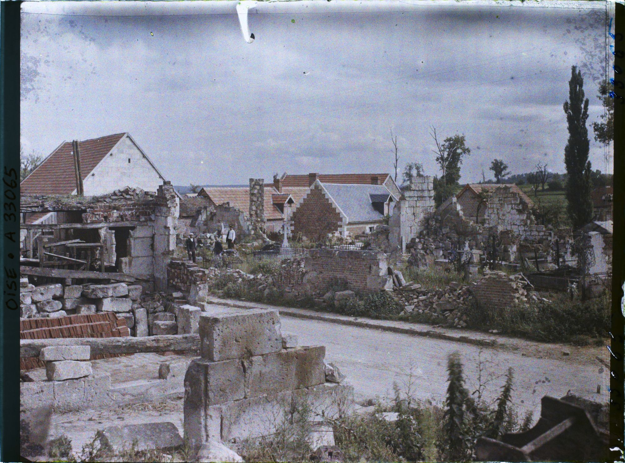 Image représentant France, Suzoy, Ruines et reconstruction