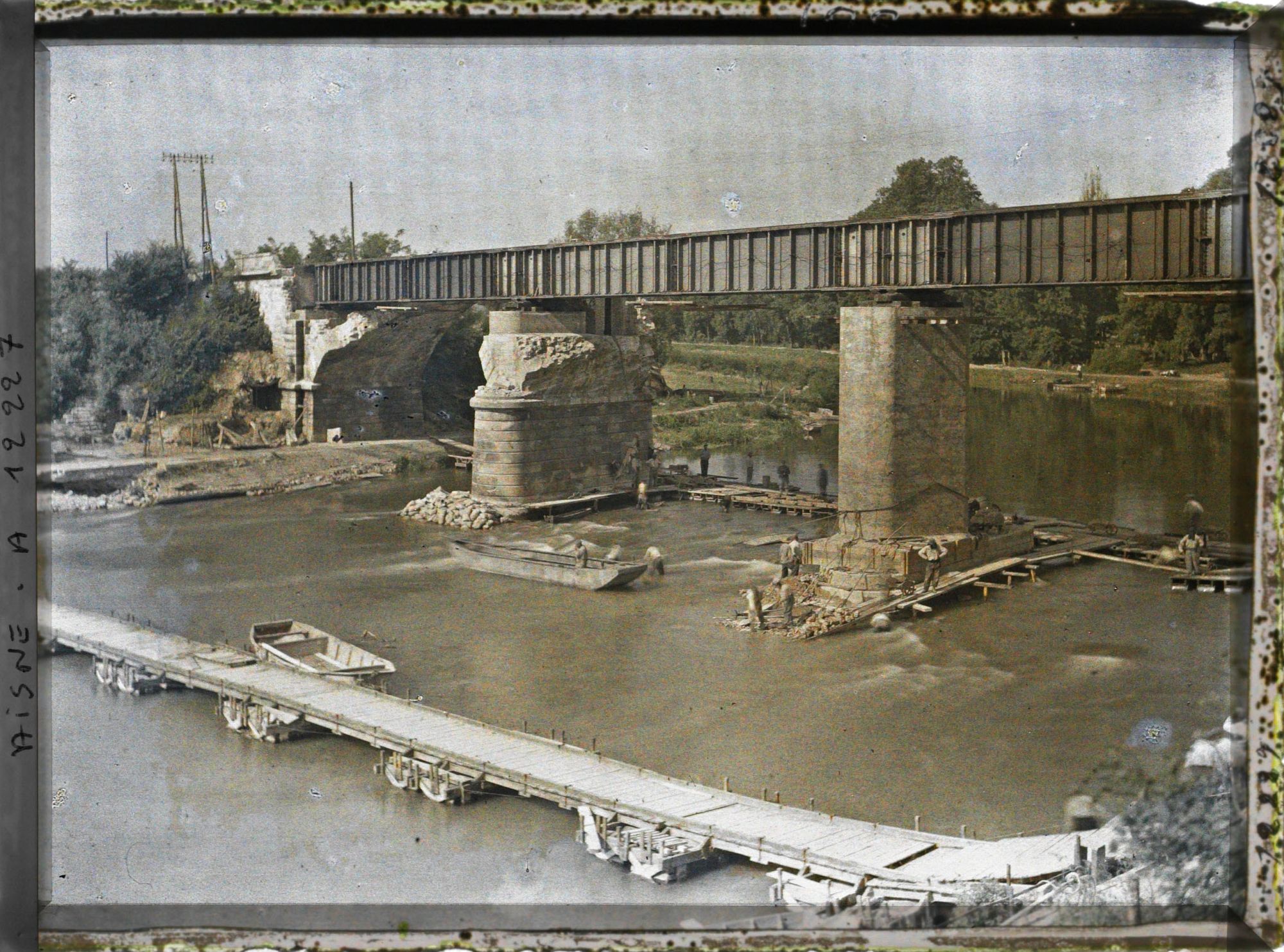 Image représentant Pont de Crouy reconstruit par le génie