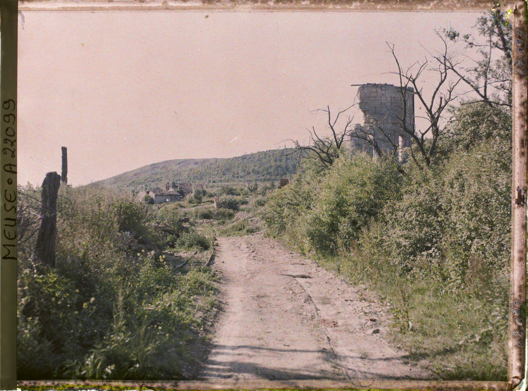 Image représentant France, Trésauvaux, Crête des Eparges, le point X vu de Tresauvaux