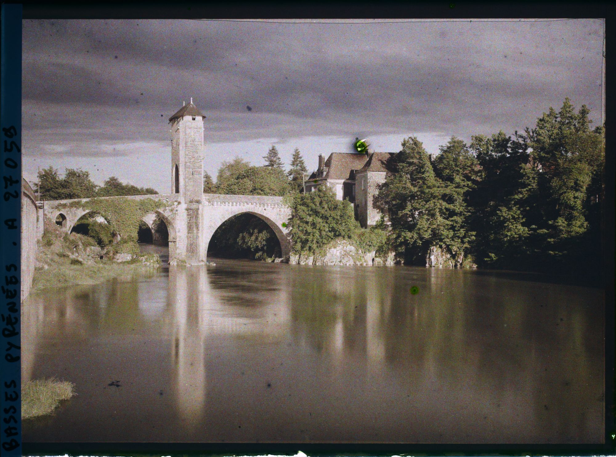 Image représentant France , Orthez, Le Pont  au Coucher du Soleil