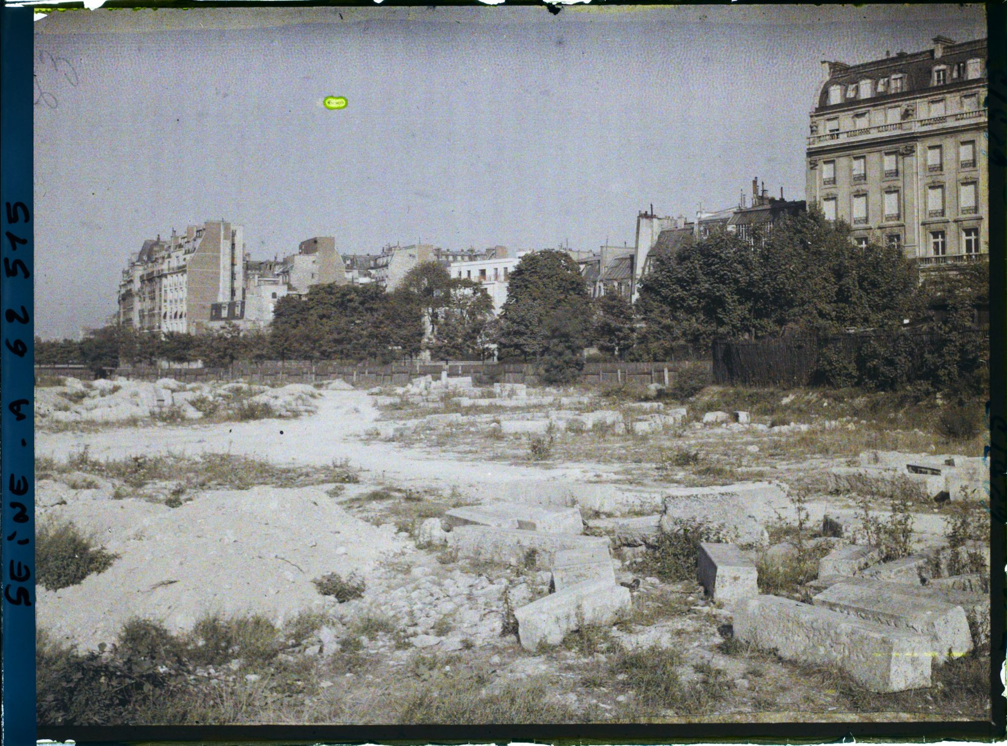 Image représentant La zone des anciennes fortifications à la porte Dauphine