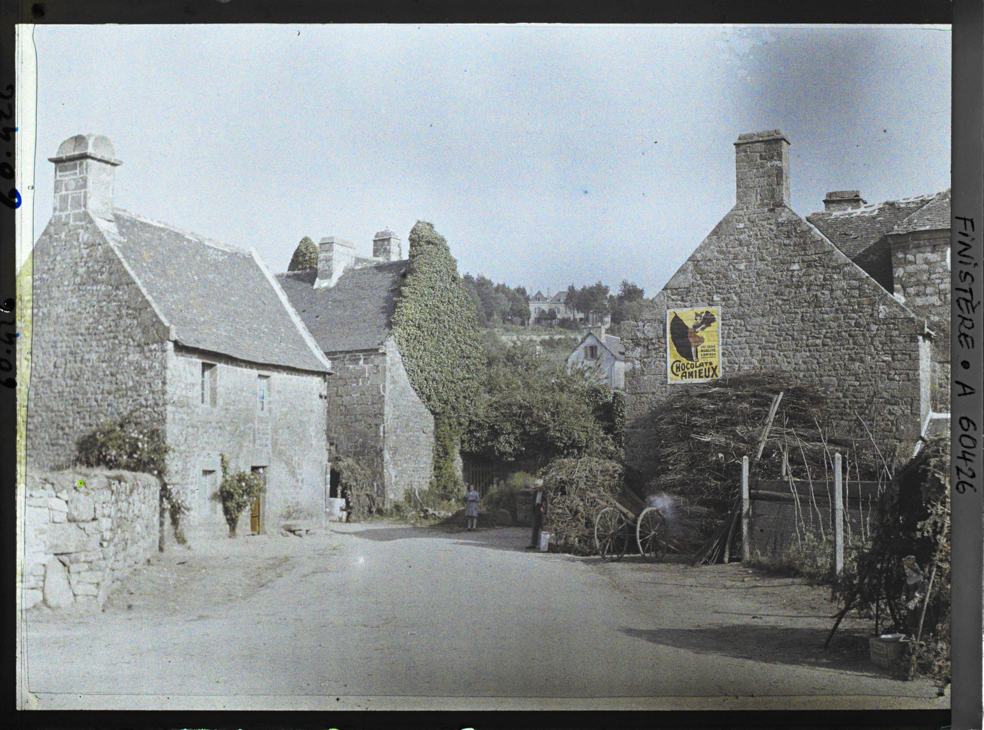 Image représentant La sortie sud du village