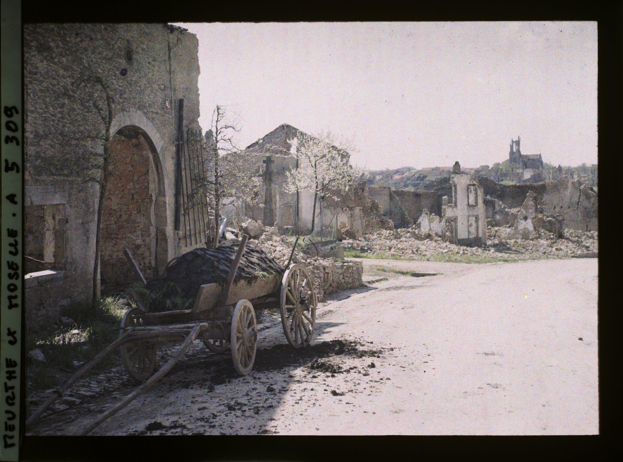 Image représentant France, Gerbeviller, Vue d'ensemble prise de la rue Gambetta