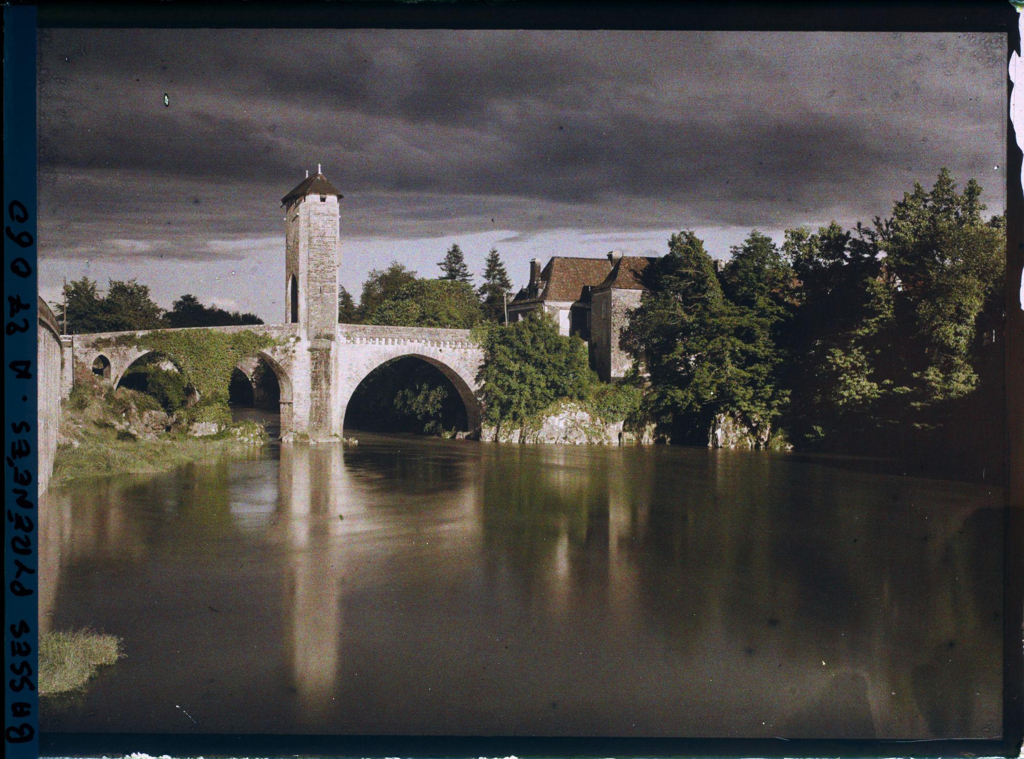 Image représentant France , Orthez, Le Pont au Coucher du Soleil