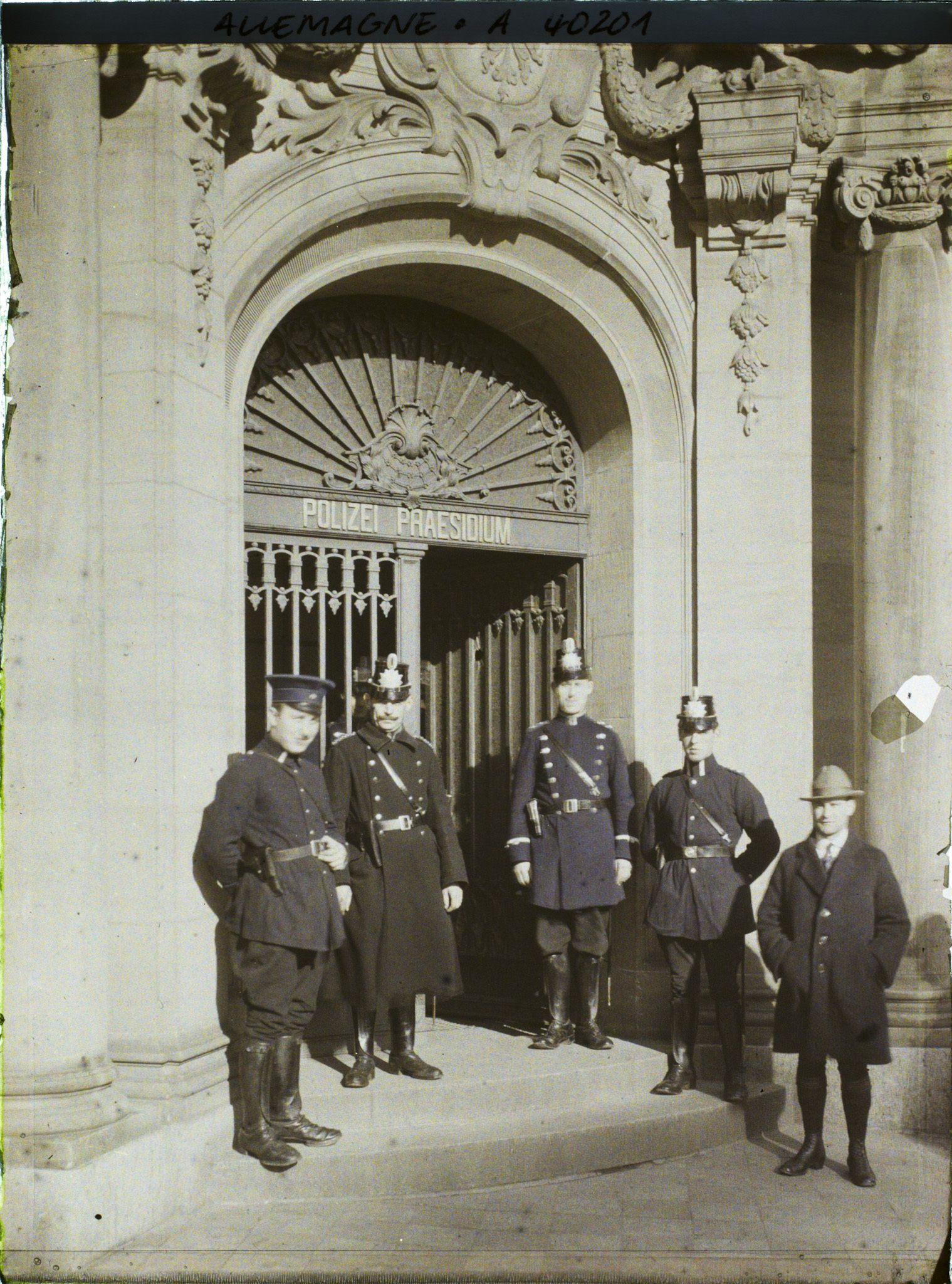 Image représentant Prusse, Aix-la-Chapelle, Polizei Proesidium Police Bleue