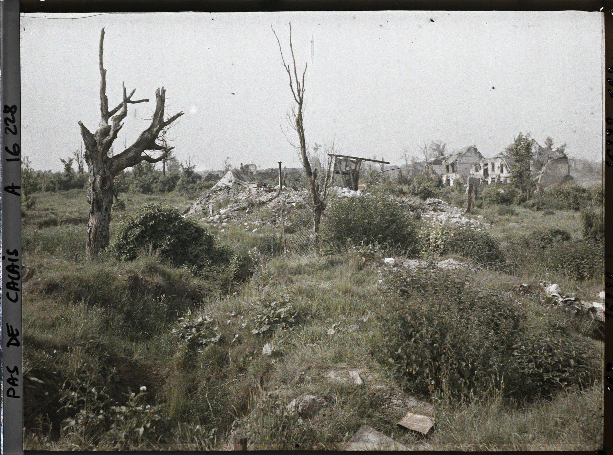 Image représentant France, Blangy, Vue du village prise de la route de Douai