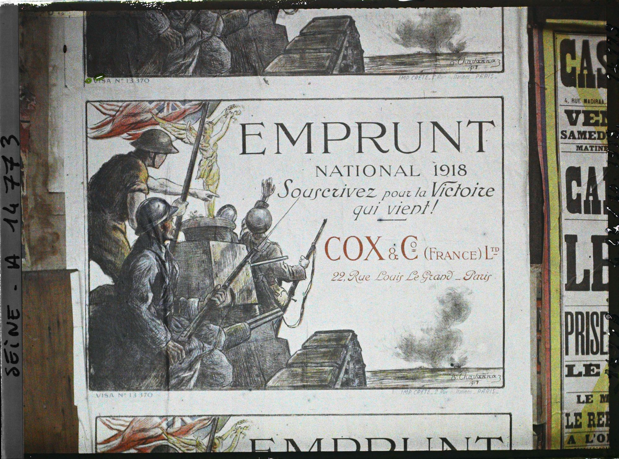 Image représentant Affiche de l'emprunt national, Cox et C° Limited
