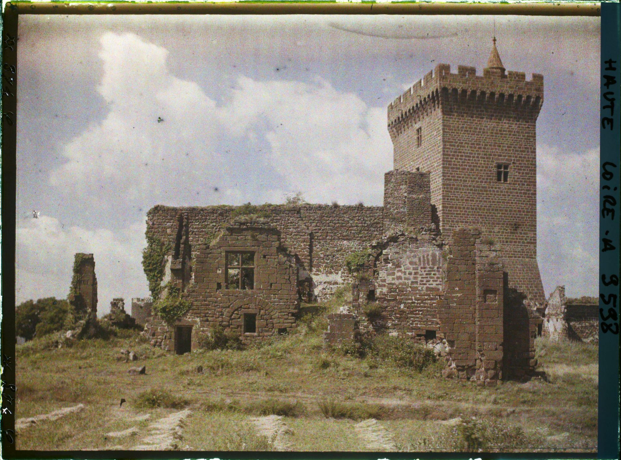 Image représentant Les ruines du château, avec le donjon