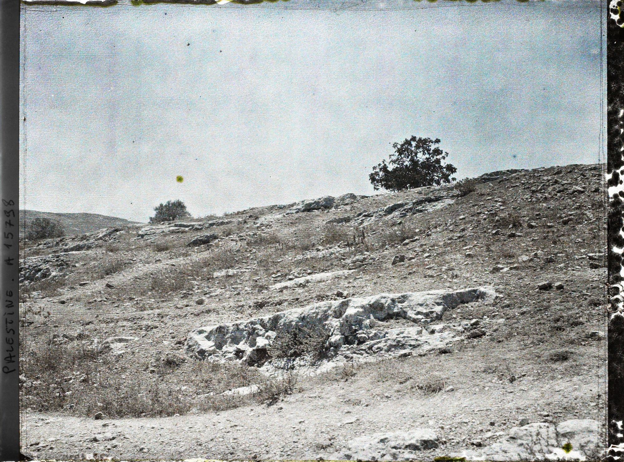 Image représentant Haceldama (champ du sang) dans la vallée de Hinnom