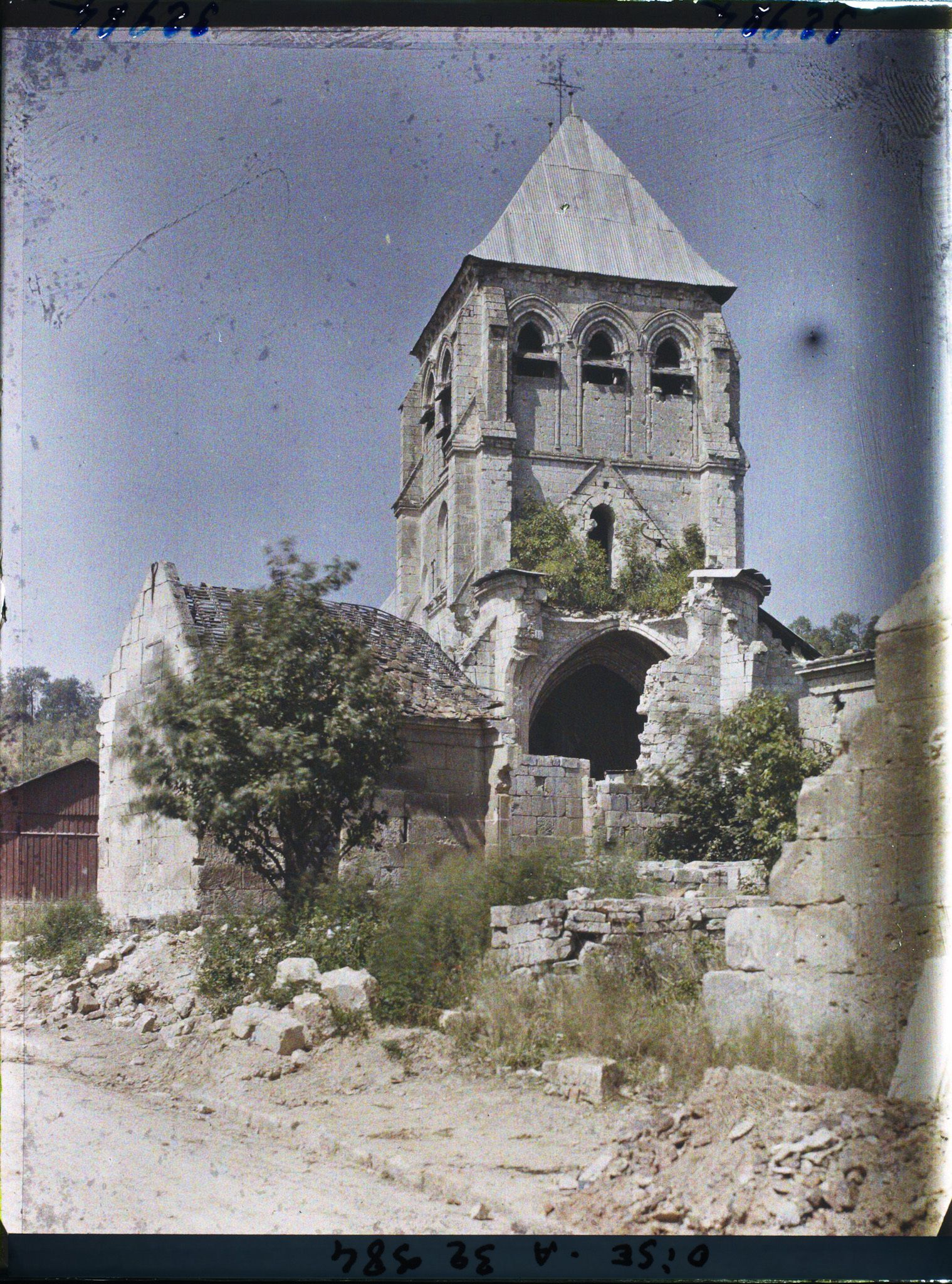 Image représentant France, Chiry, Ruines de l'Eglise