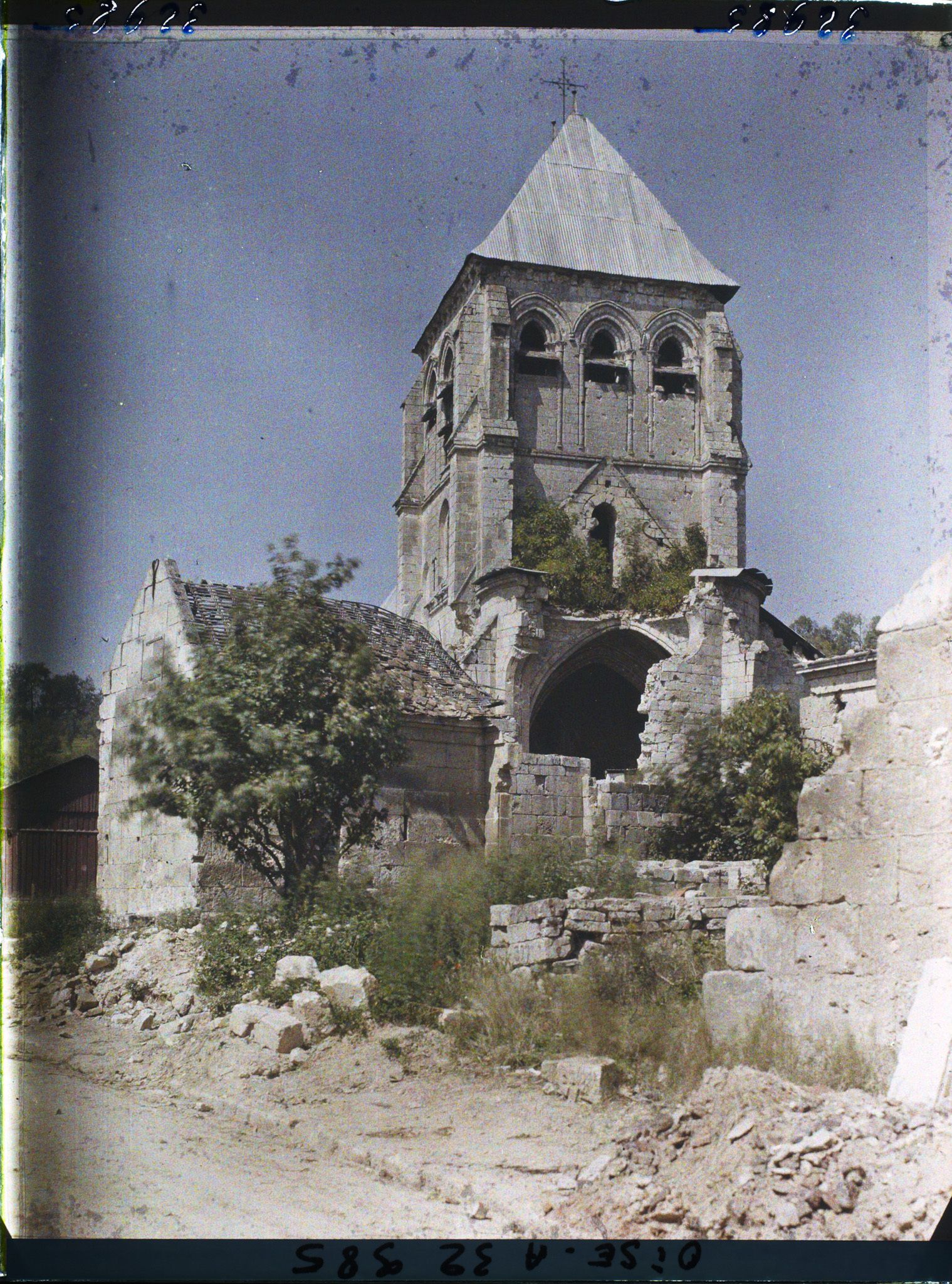 Image représentant France, Chiry, Ruines de l'Eglise