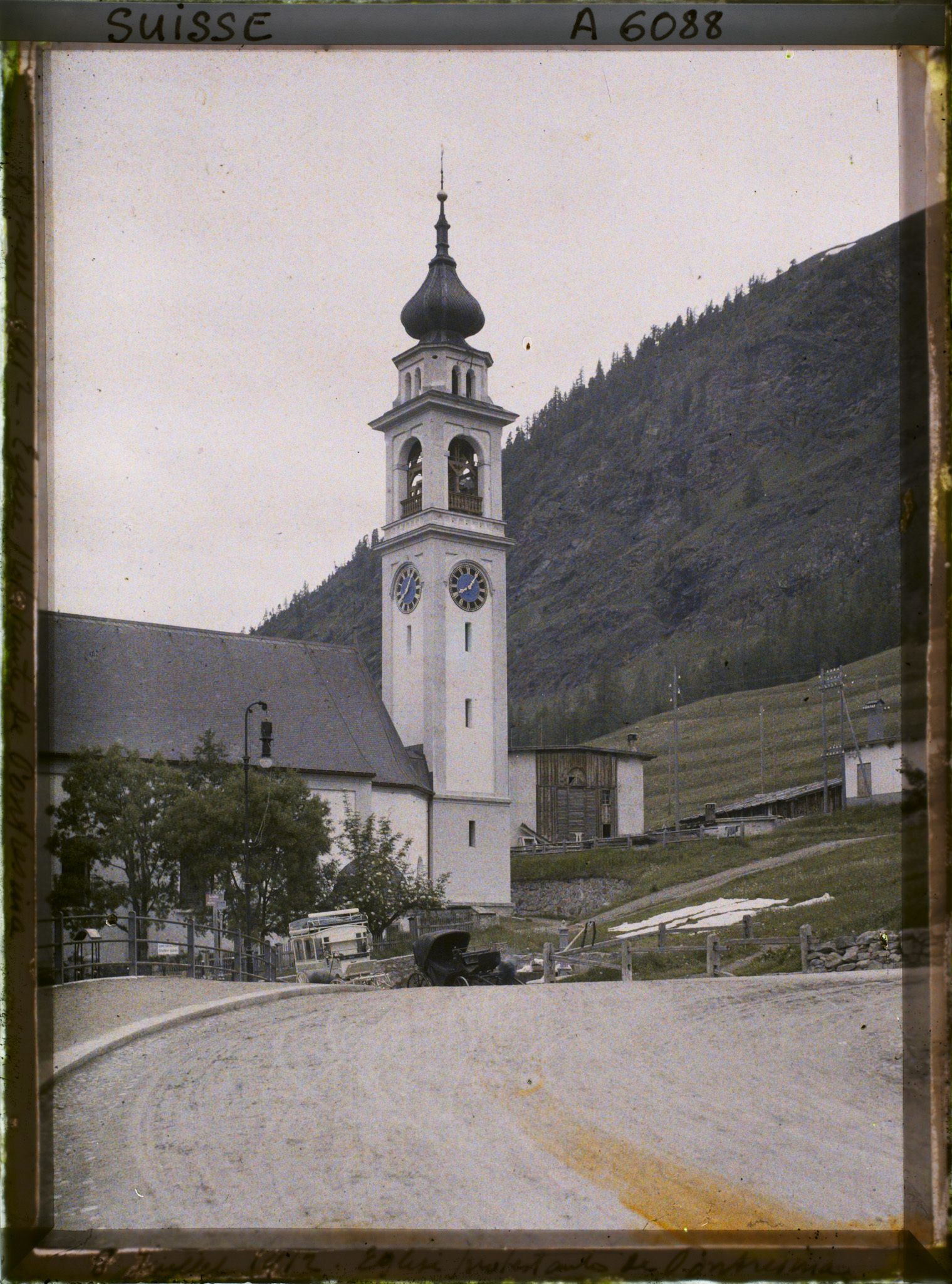 Image représentant L'église protestante de Pontresina