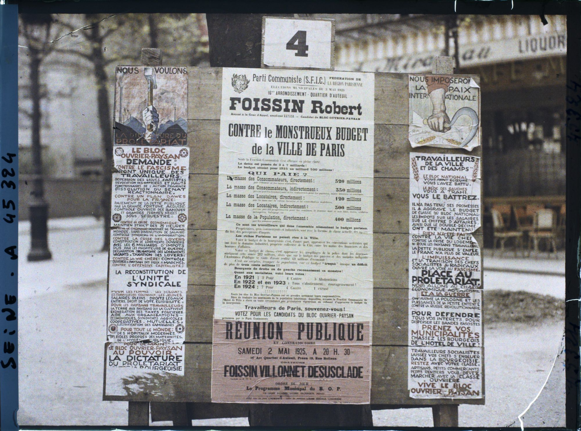 Image représentant Affiche pour les élections municipales, Robert Foissin