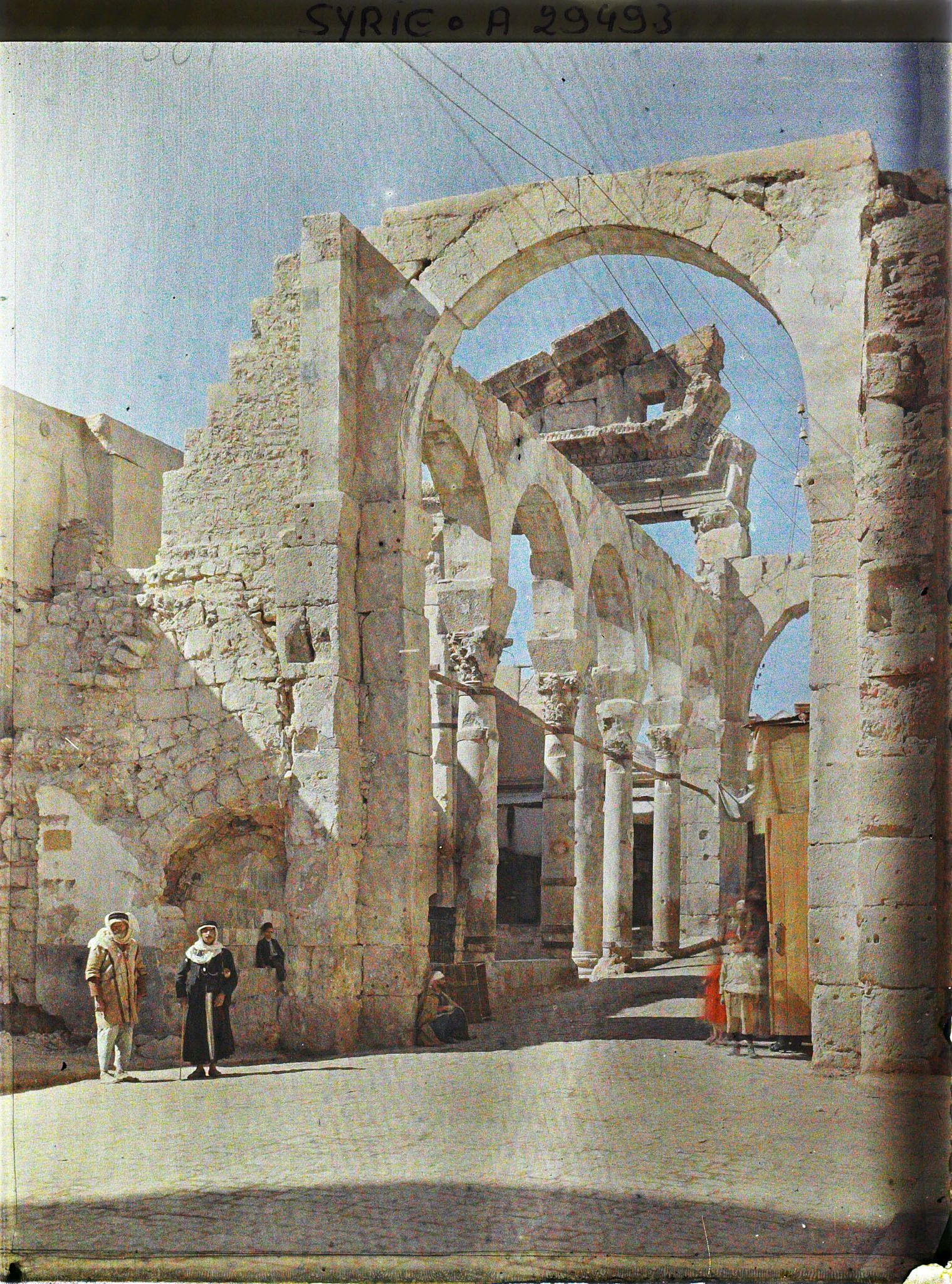 Image représentant Vestiges antiques menant à la mosquée des Omeyades