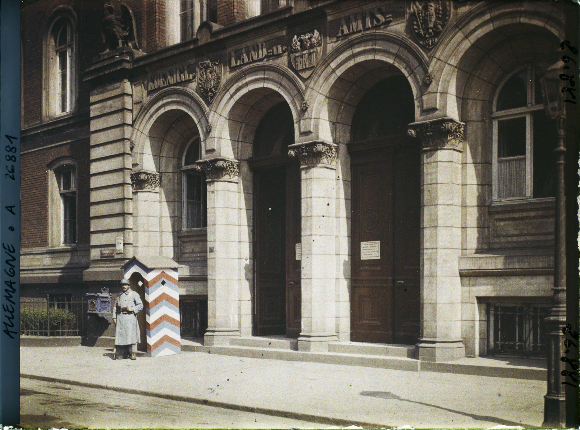 Image représentant Allemagne, Duisburg, Occupation Française Bureau de la place au Palais de Justice