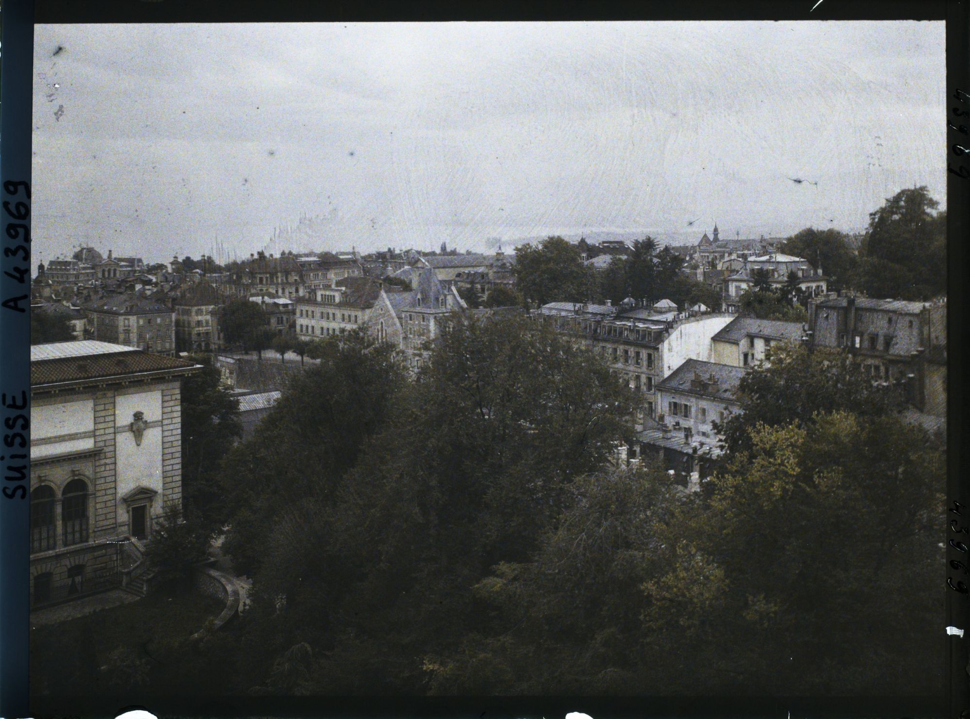 Image représentant Panorama sur Lausanne depuis la terrasse du château