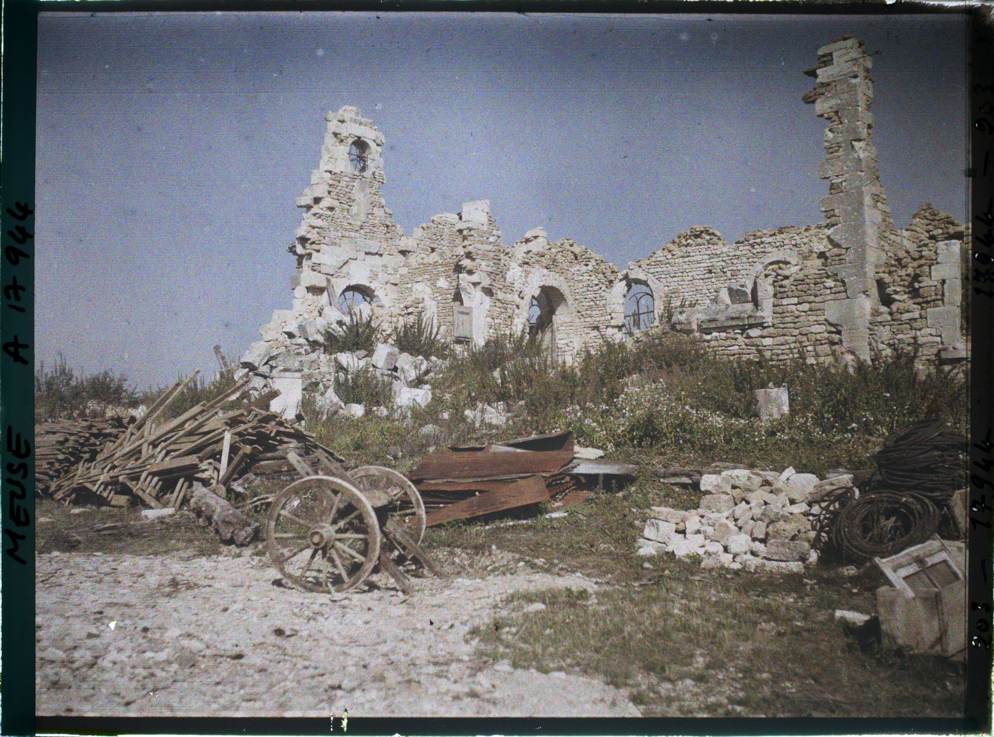 Image représentant France, Les Eparges, L'Eglise