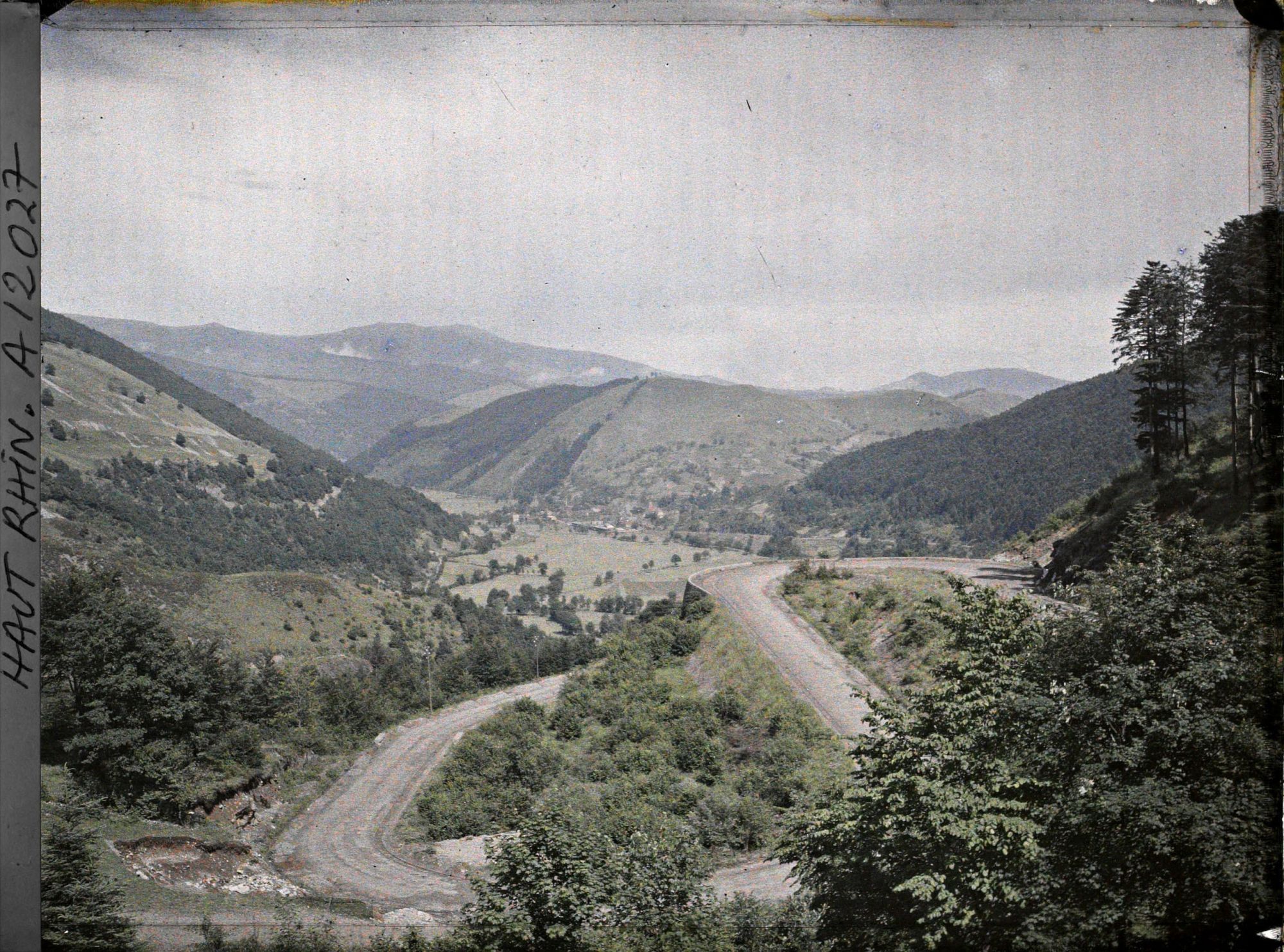 Image représentant Route de Bussang à Thann, vue sur Urbès