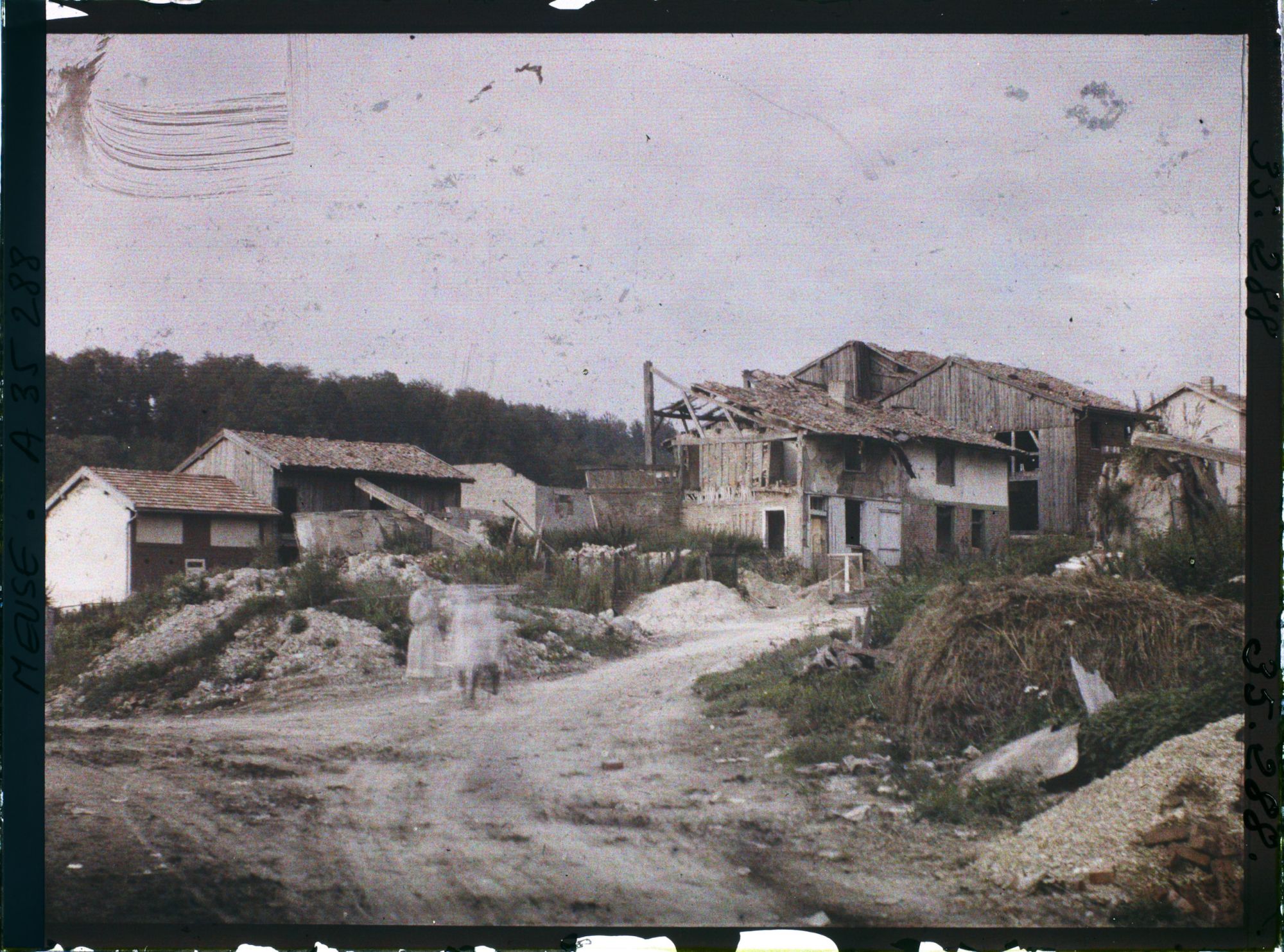 Image représentant France, La Chalade, Aspect des ruines de la Chalade, Carrefour de la route du Bois de Bolante et de la Route de Claon