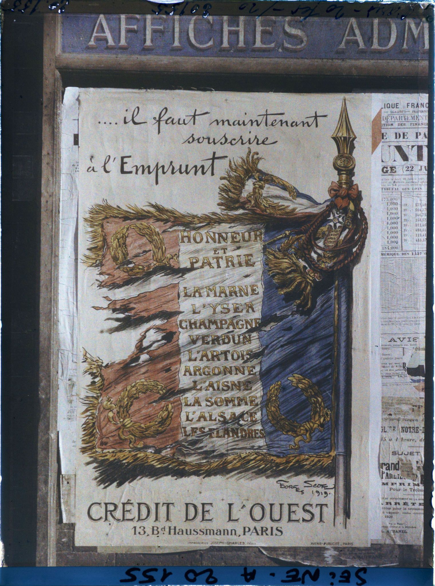 Image représentant Affiche de l'emprunt national de 1920, Crédit de l'Ouest