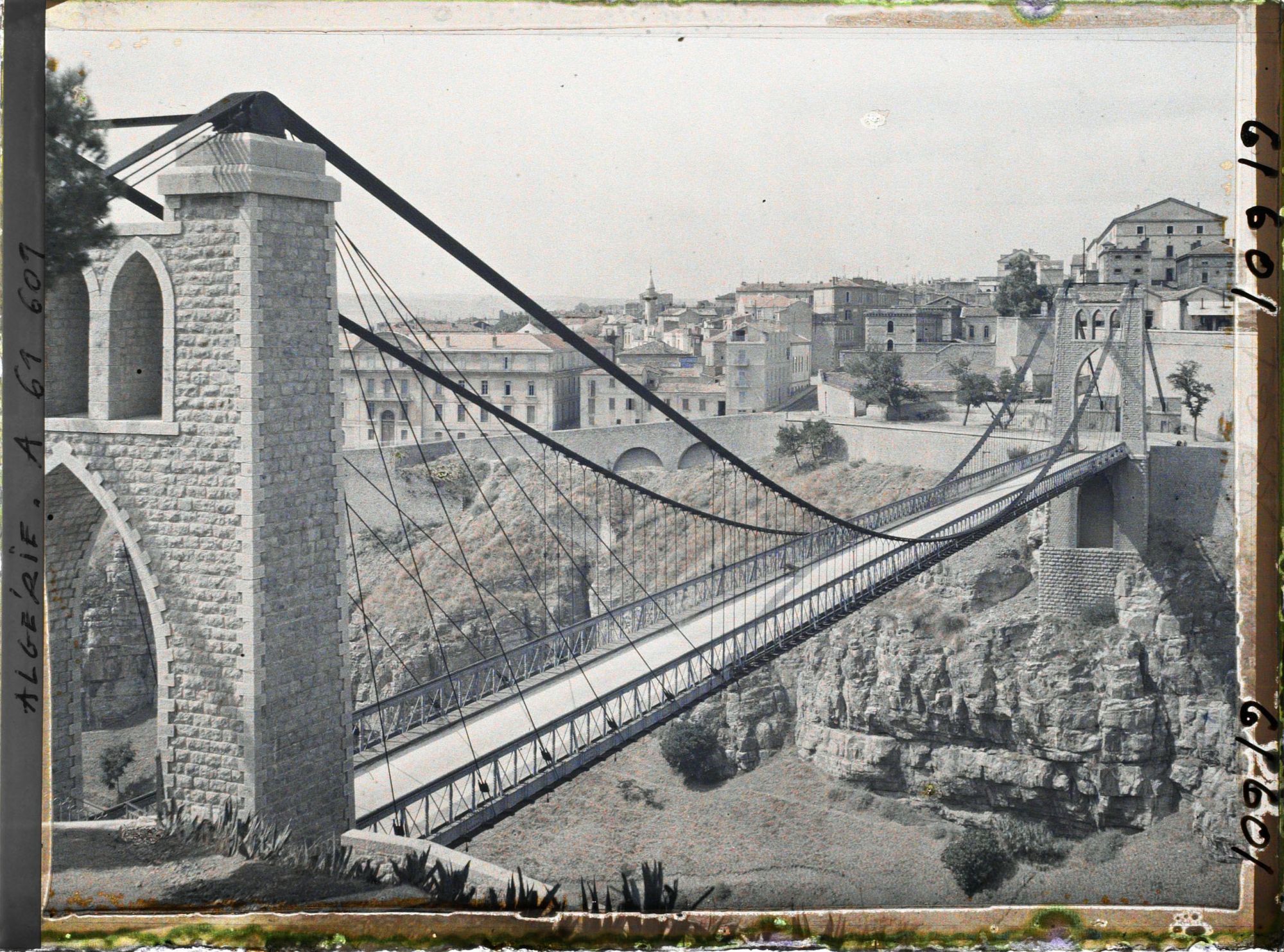 Image représentant Algérie, Constantine, Pont Suspendu de Sidi Mécid