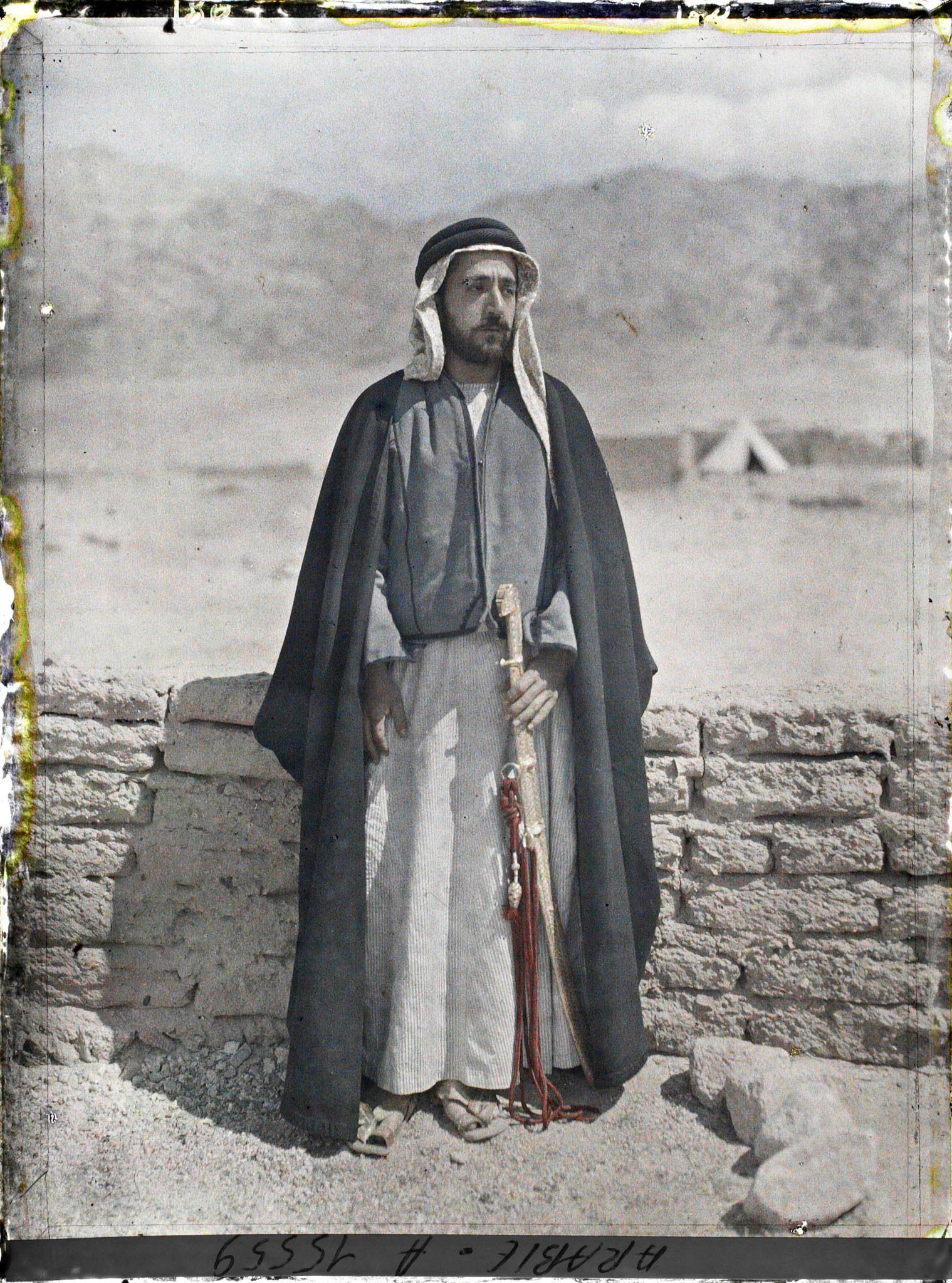 Image représentant Le cheikh Zaal, neveu d'Awda ibn Harb Abu Tayih