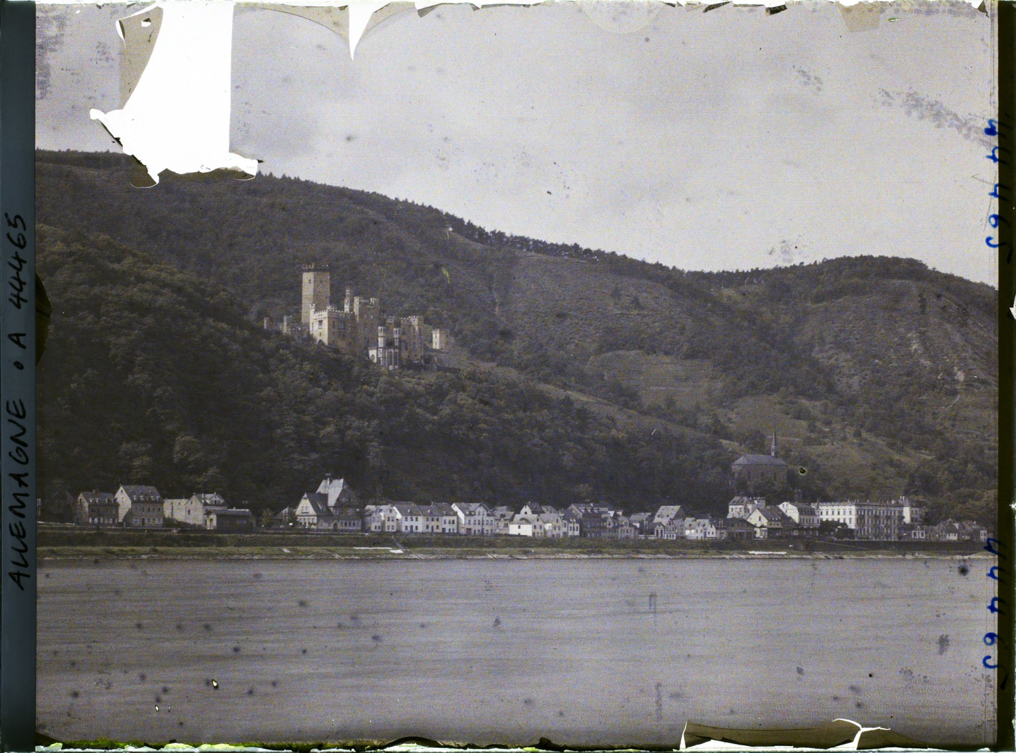 Image représentant Allemagne, Oberlahnstein, Vu vers Capellen et le Stolzenfels
