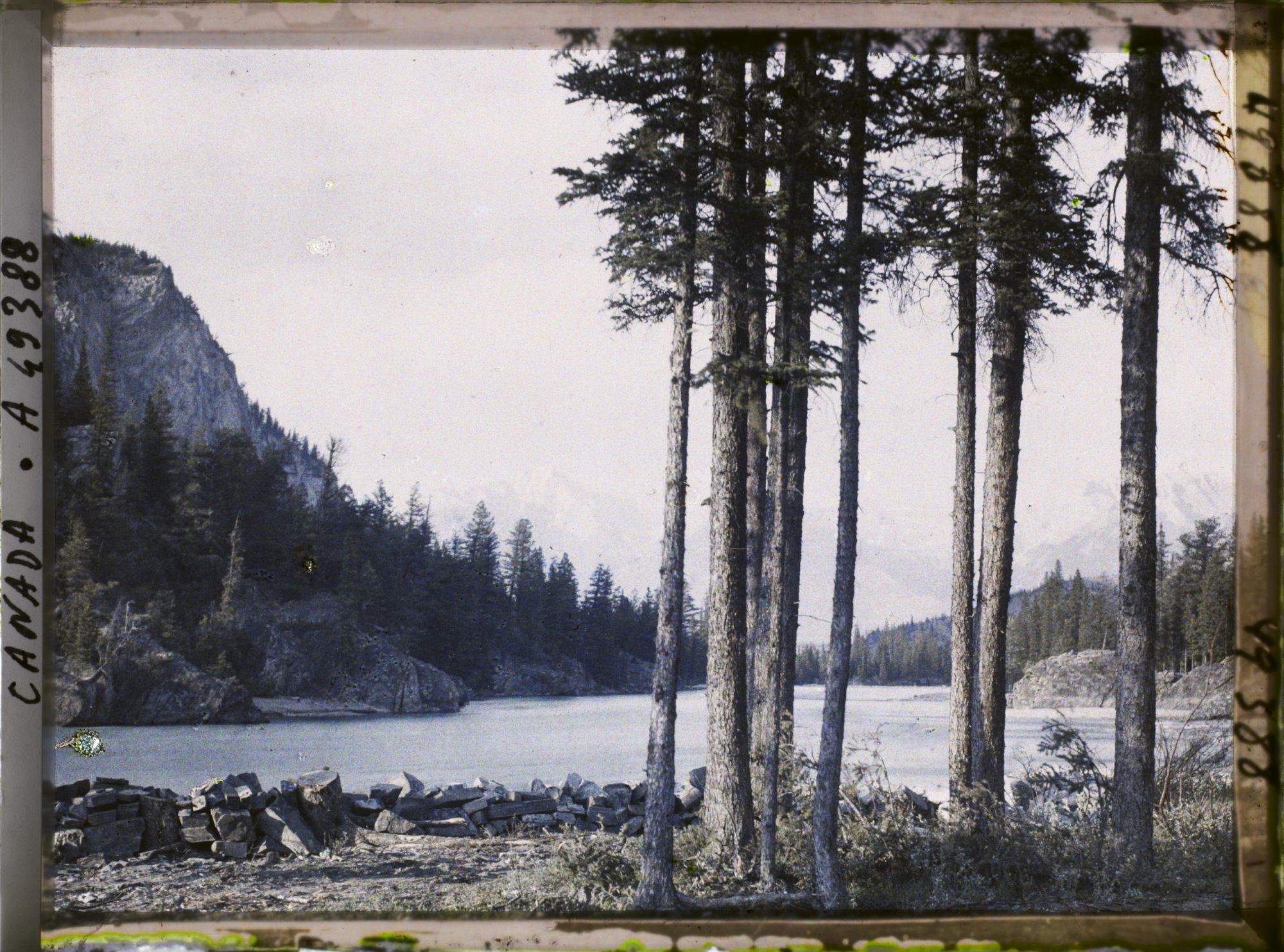 Image représentant Canada, Banff, Effet du Soir au Confluent de la Bow et de la Spray