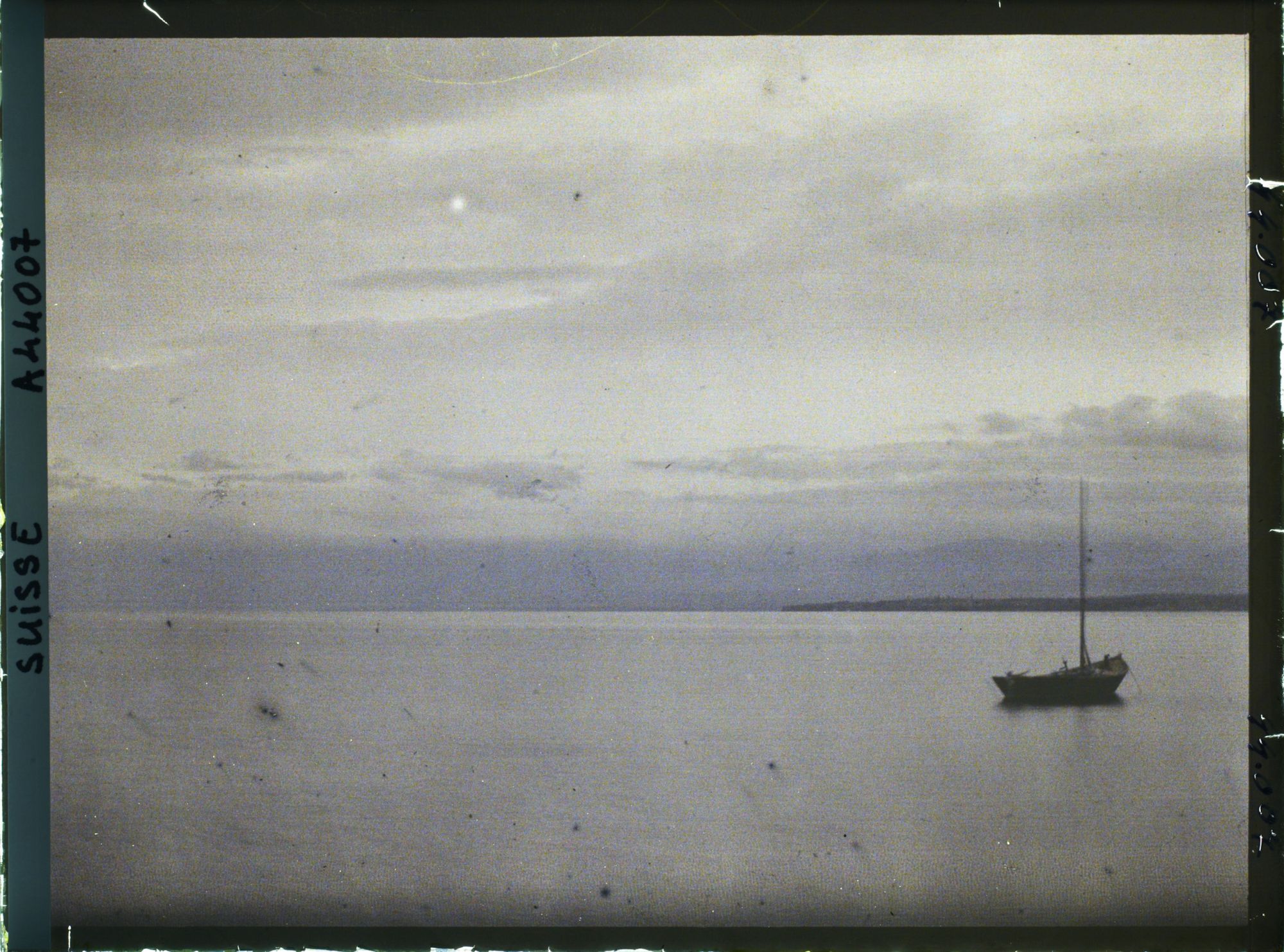 Image représentant Une barque sur le Léman