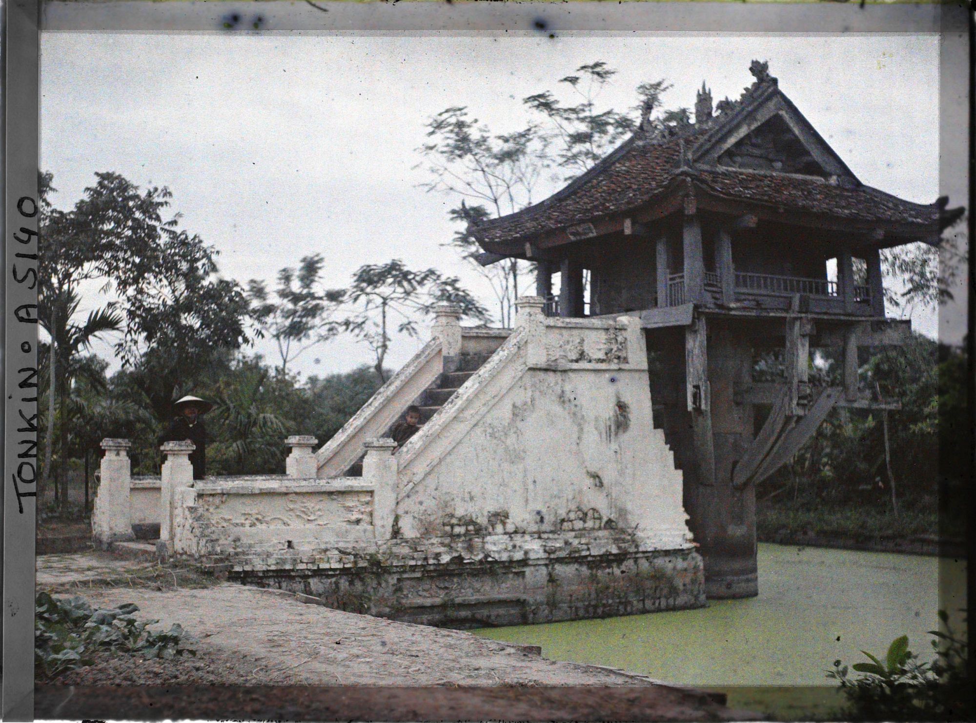 Image représentant Le temple Nhu't-chu-tu' ou Mot-cot (" Pagode du pilier unique ")