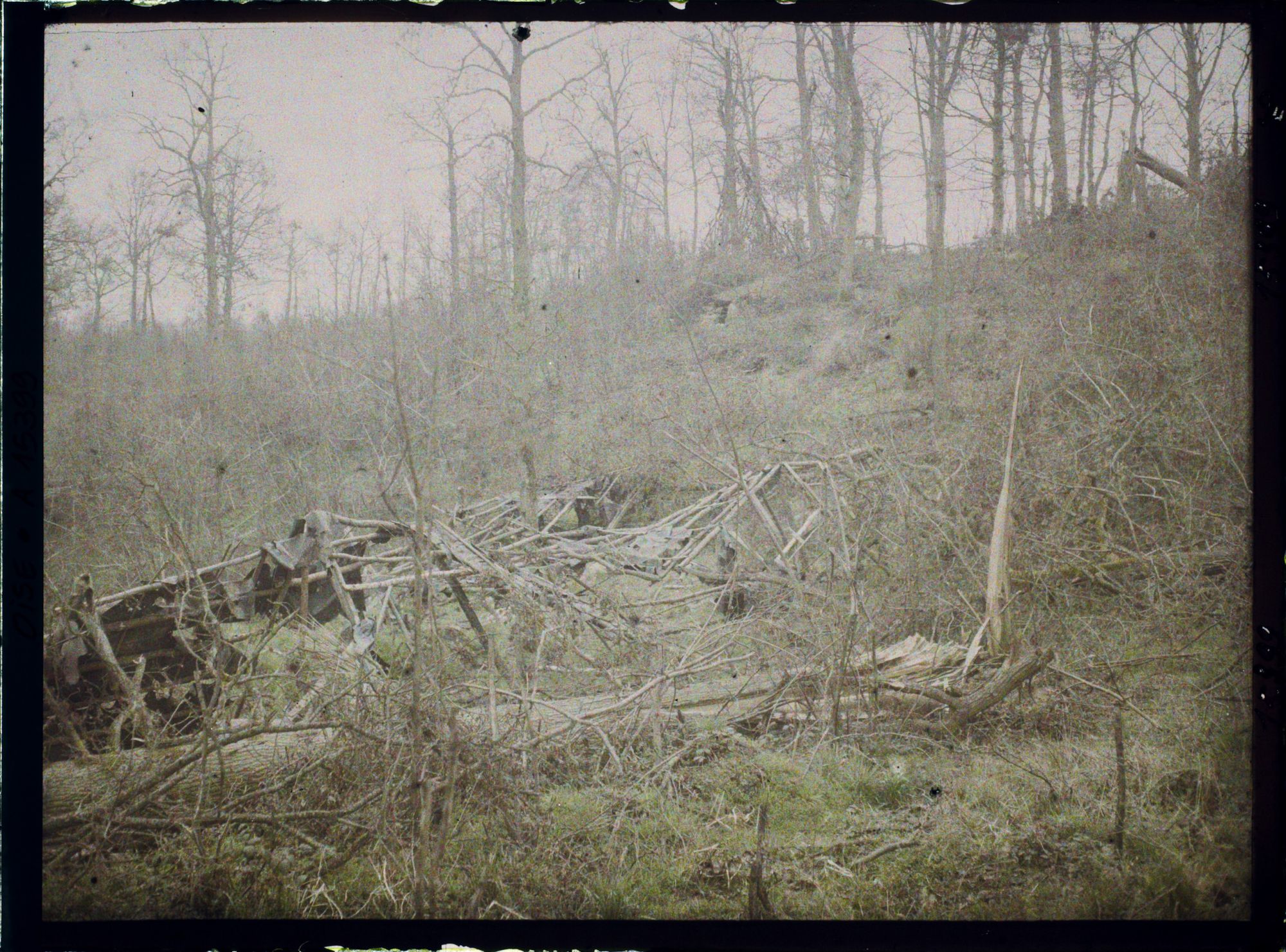 Image représentant France, Vignemont, Guerre : Vue S/le Village de Vignemont