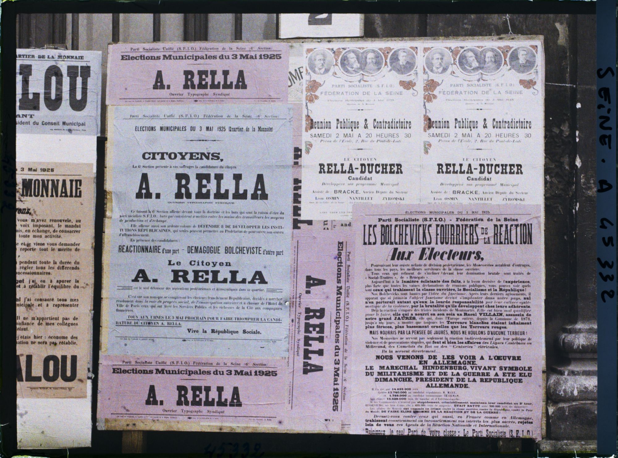 Image représentant Affiche pour les élections municipales, A. Rella