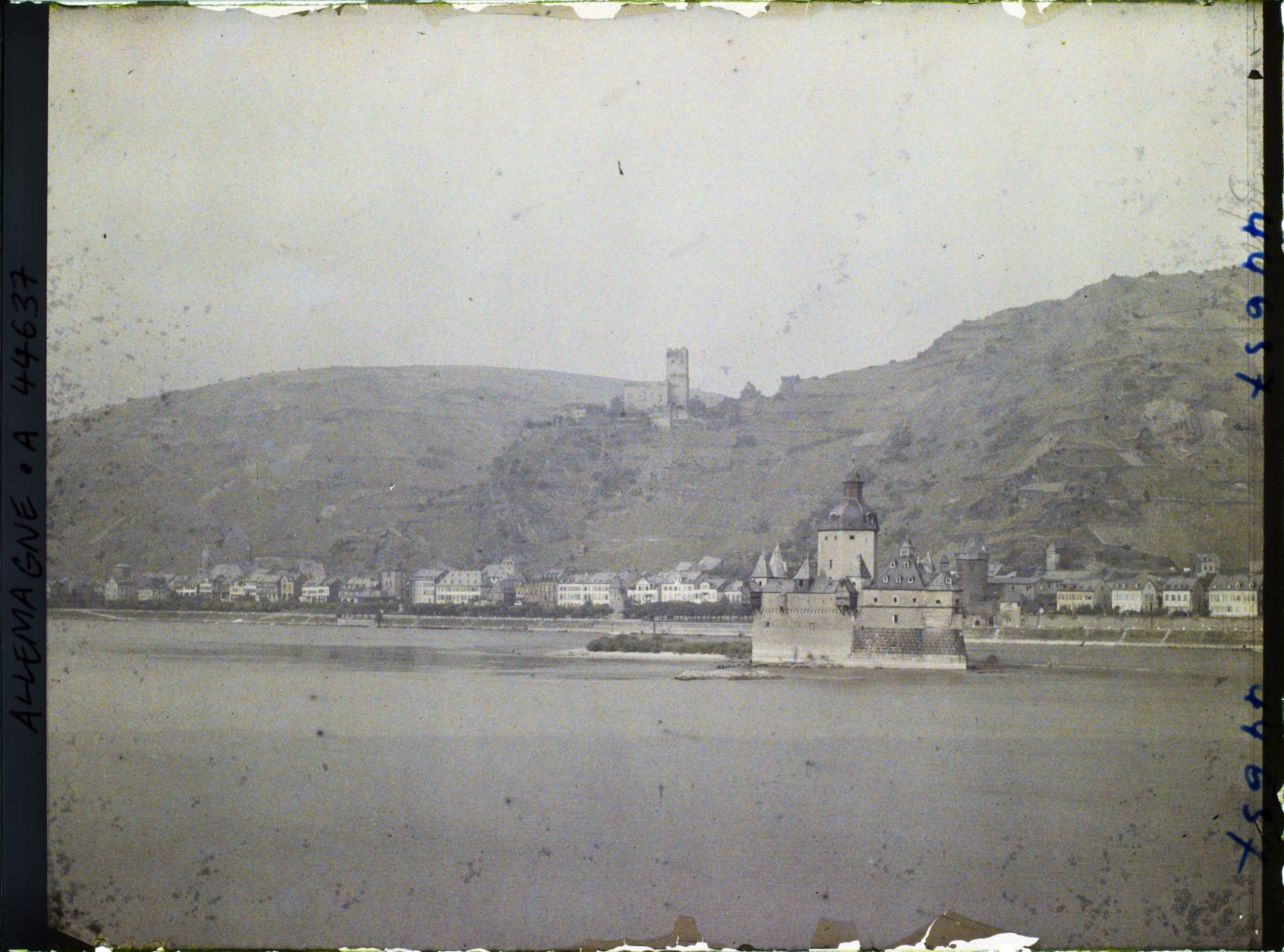 Image représentant Allemagne, Caub, Le Pfalz et le Chau de Caub