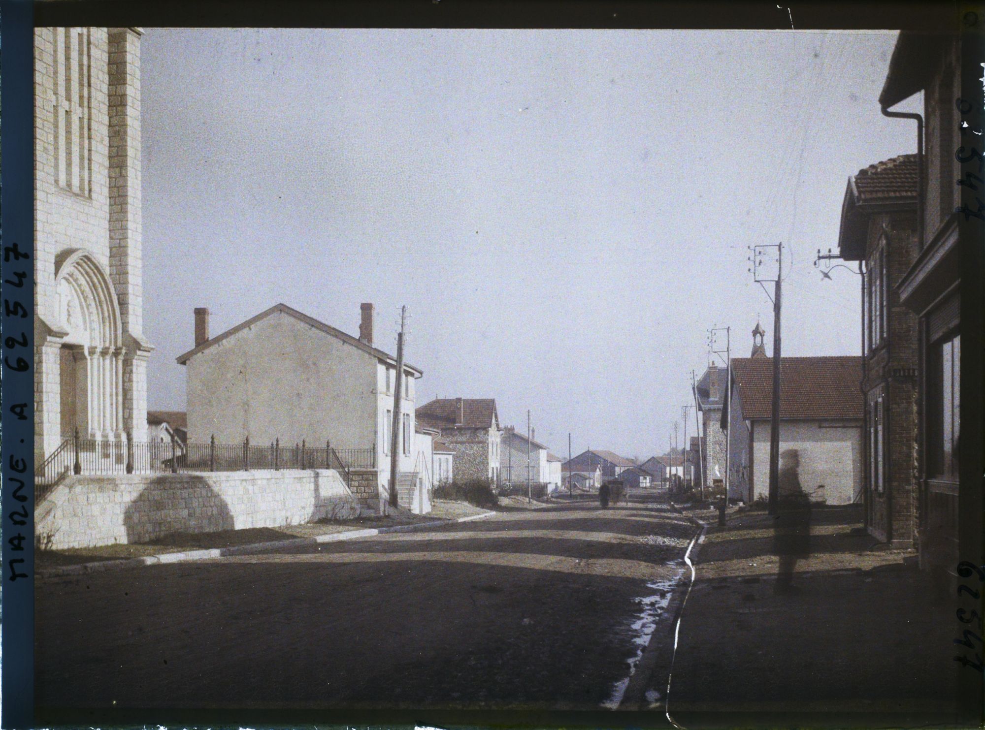 Image représentant France, Régions libérées Ville s/ Tourbe, Ville sur Tourbe - La Grande Rue