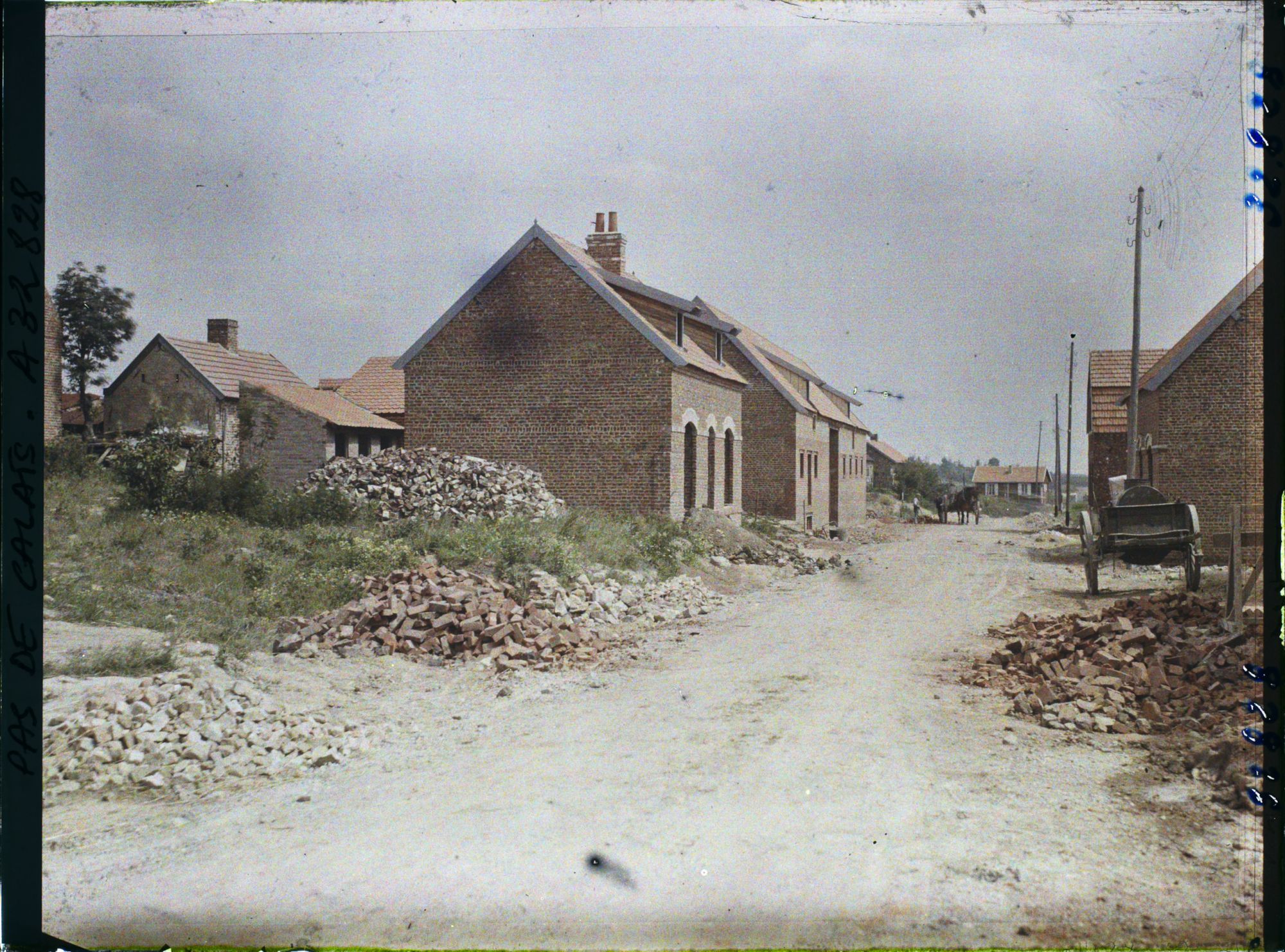 Image représentant France, Givenchy en Goelle, Nouvelles maisons reconstruites