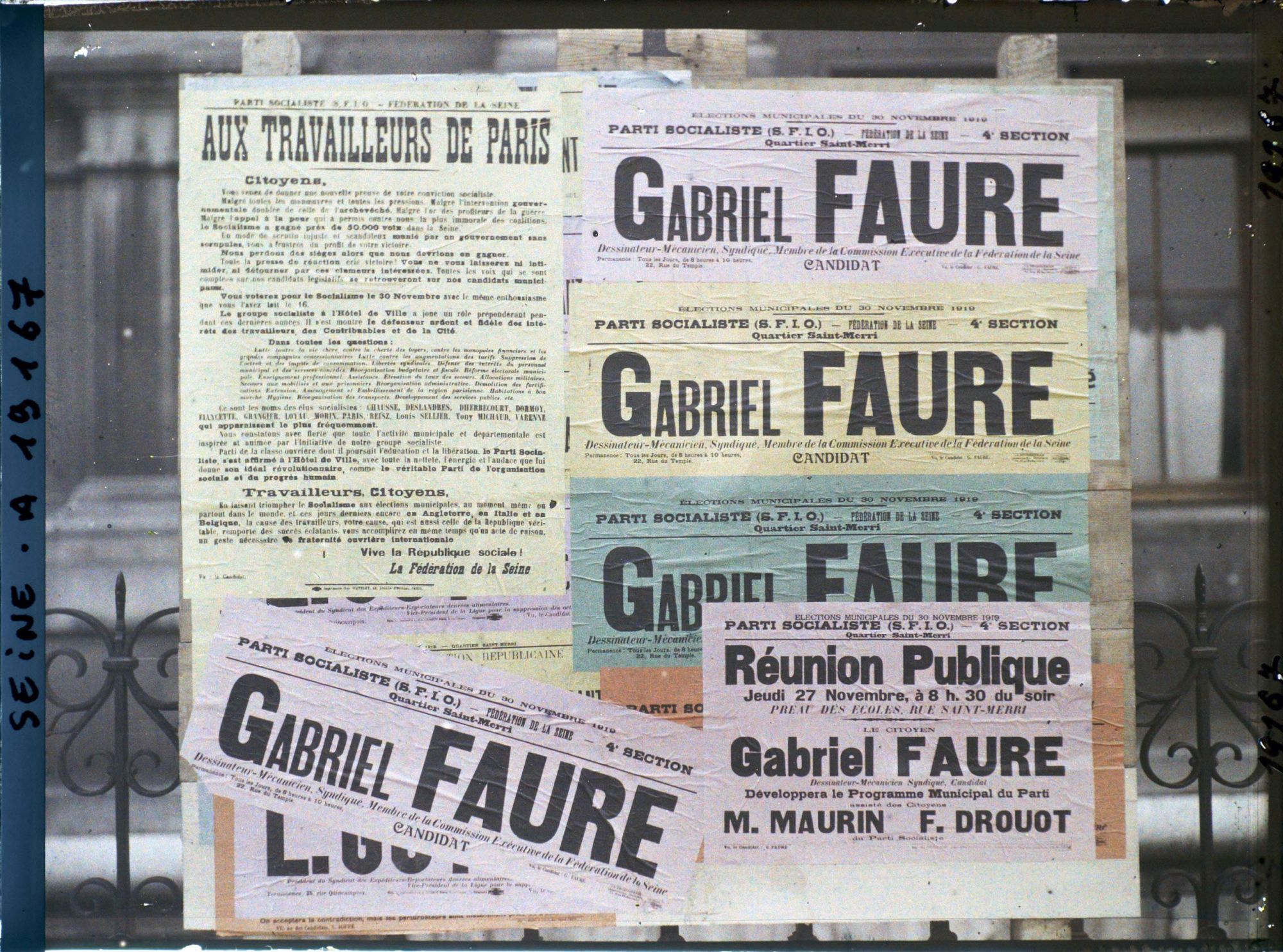 Image représentant Affiches pour les élections municipales du quartier Saint-Merri