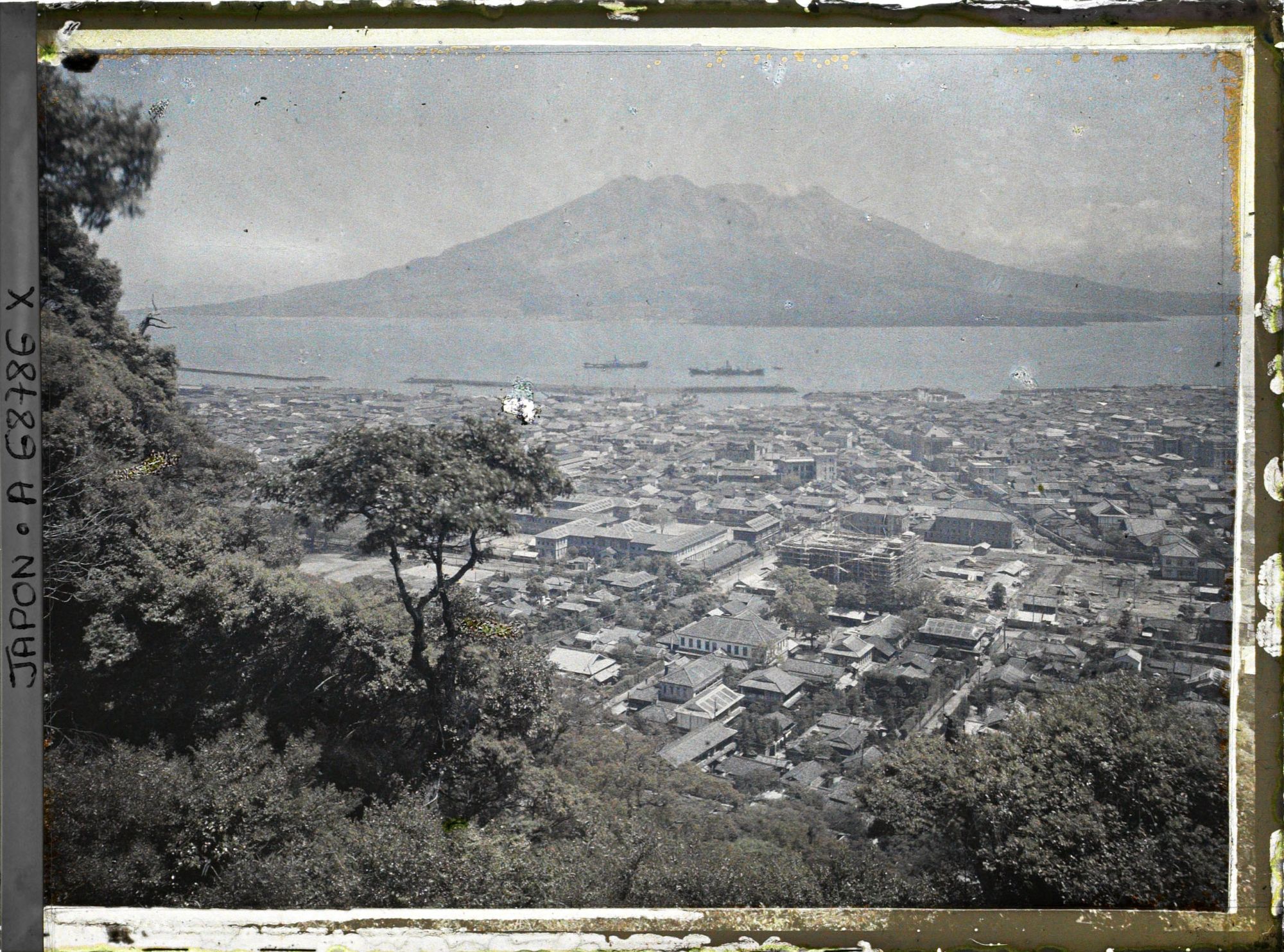 Image représentant Panorama sur la ville et sur le volcan Sakurajima