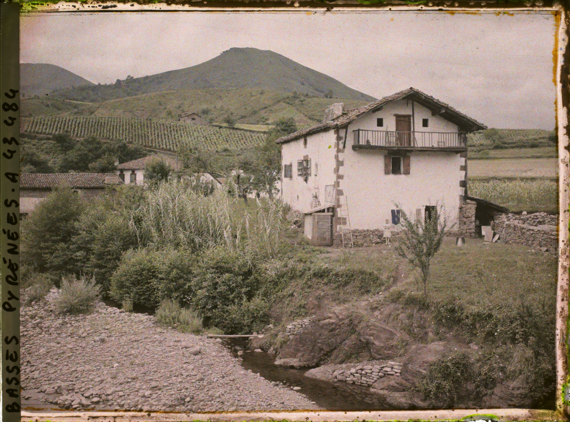 Image représentant France, Bidarray, Fermes dans la Vallée de la Nive