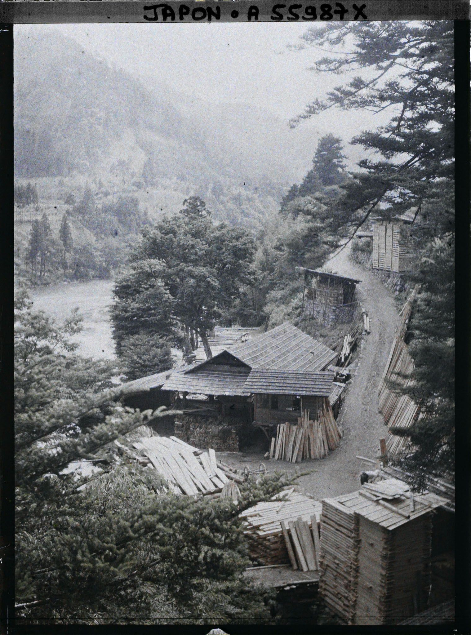Image représentant Scierie le long de la rivière Tamagawa