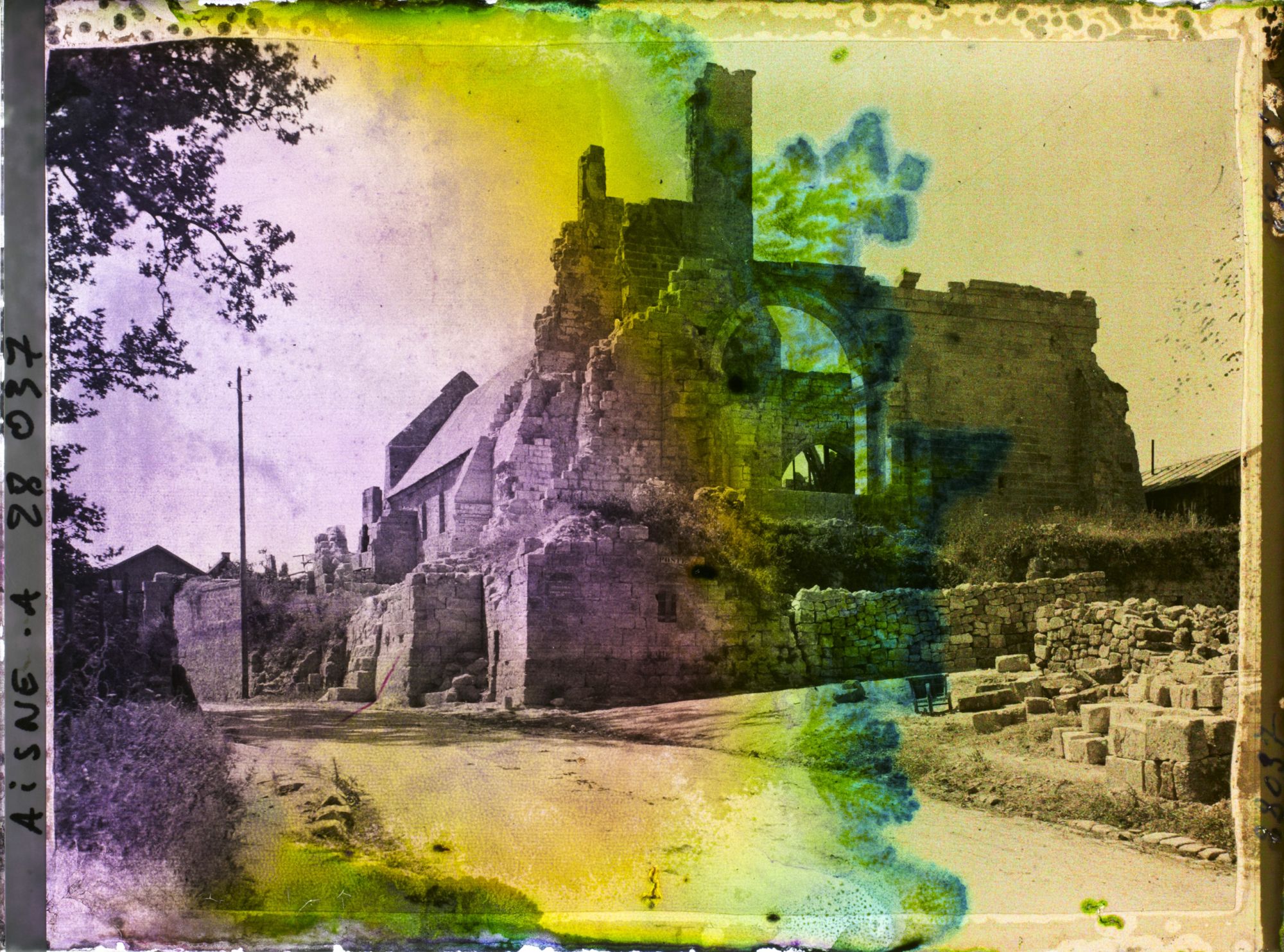 Image représentant France, Condé s/Aisne, Ruines de l'Eglise