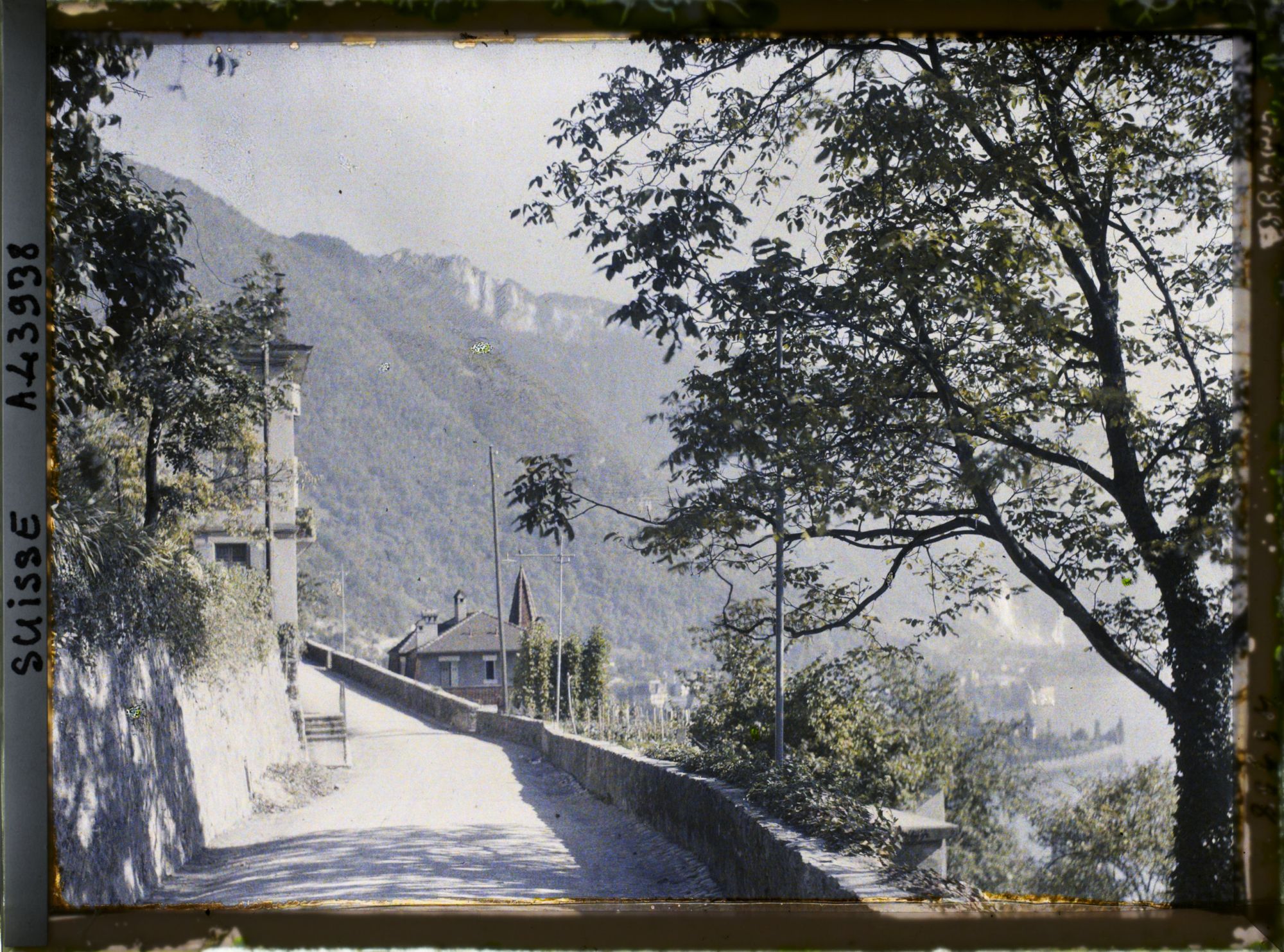 Image représentant La route de Glion et le Léman