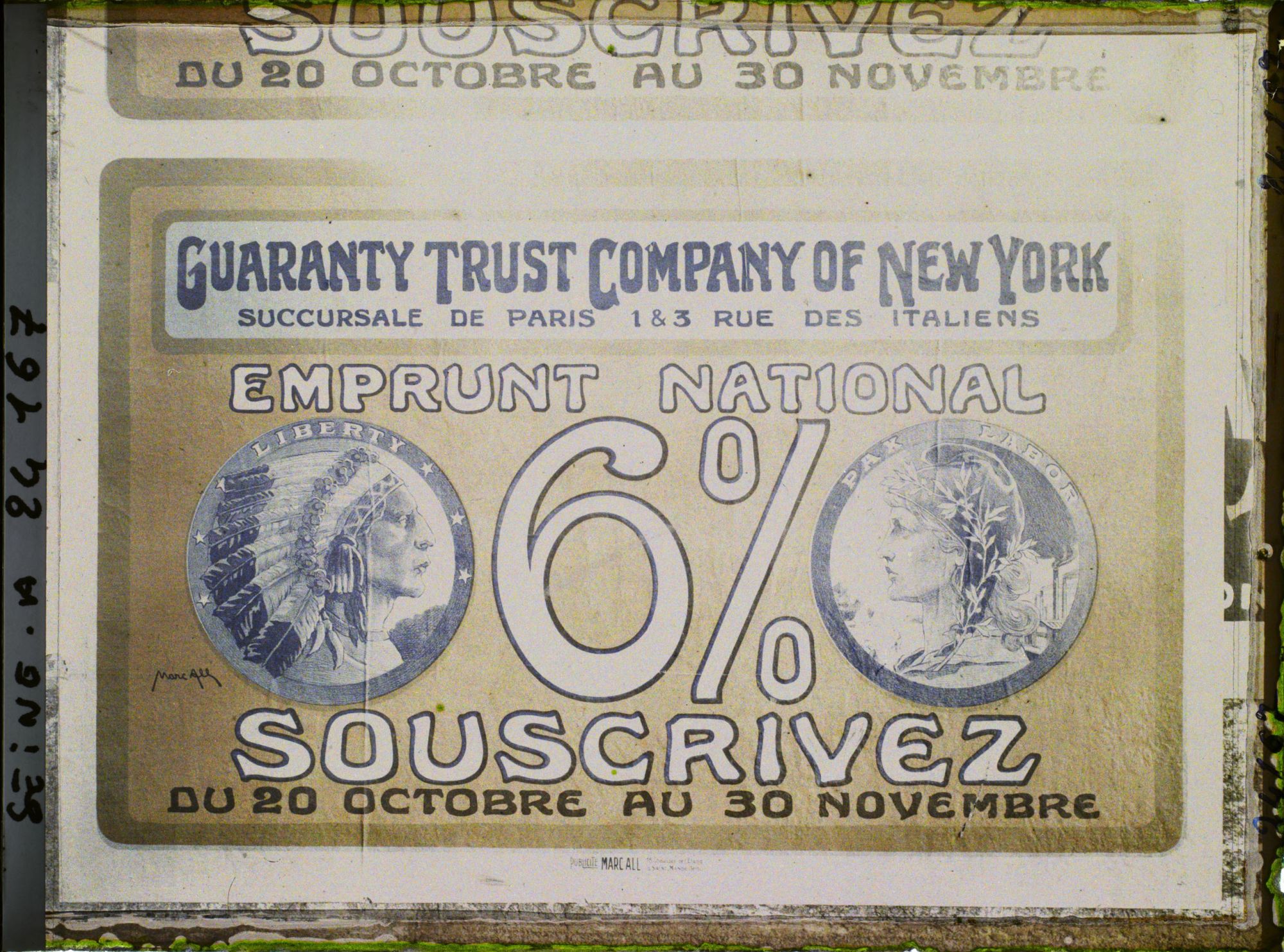 Image représentant Affiche de l'emprunt national de 1920, Guaranty Trust Company of New York