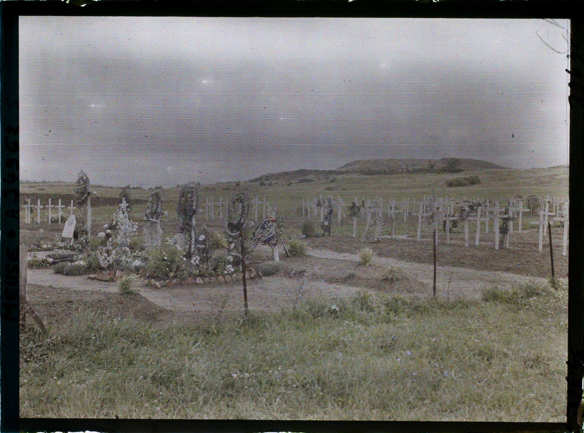 Image représentant France, Buzemant, Sectr le Vauquois, Vue prise à l'est de la route de Varennes à Verdun