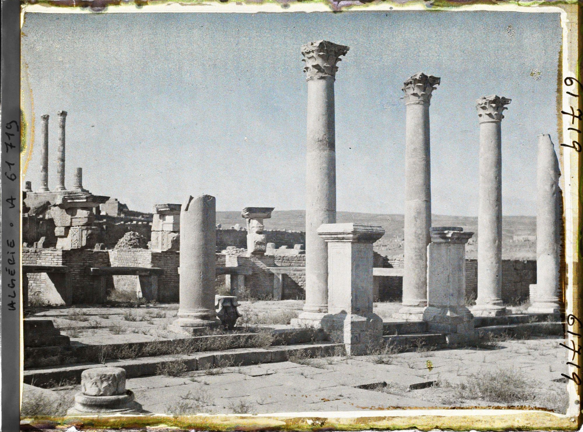 Image représentant Algérie, Timgad, Le grand marché